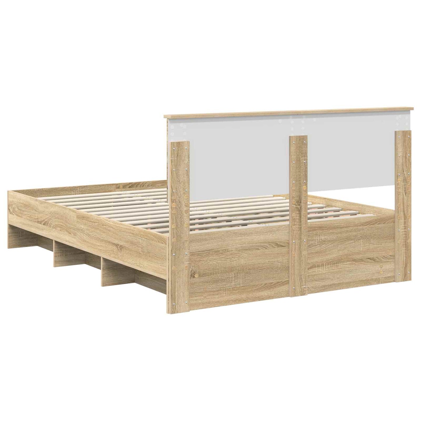 Sengestamme Sonoma eik 140 x 200 cm Konstruert tre