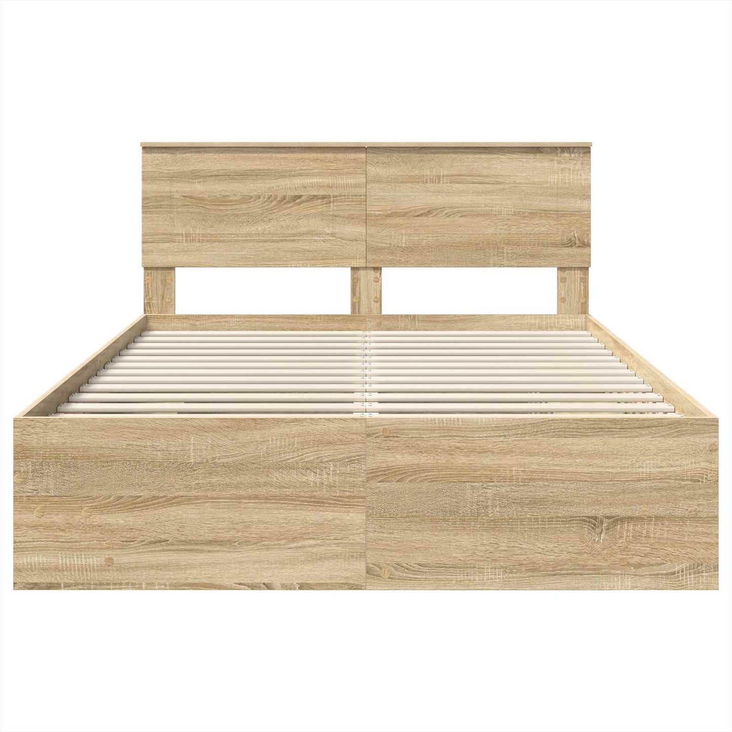 Sengestamme Sonoma eik 140 x 200 cm Konstruert tre
