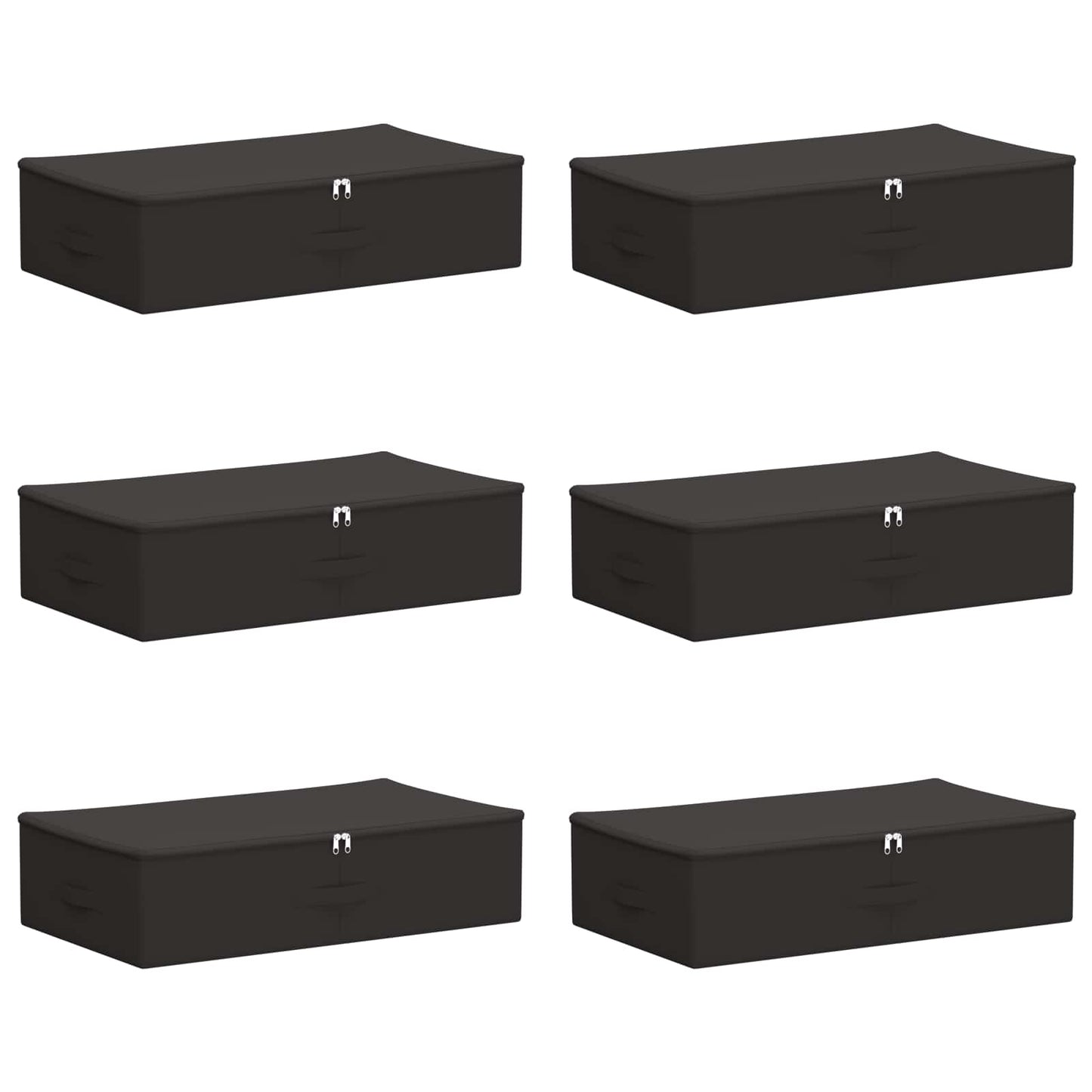 Lagringsboks 6 pcs Antrasitt 70 x 40 x 18 cm Ikke-vevd stoff