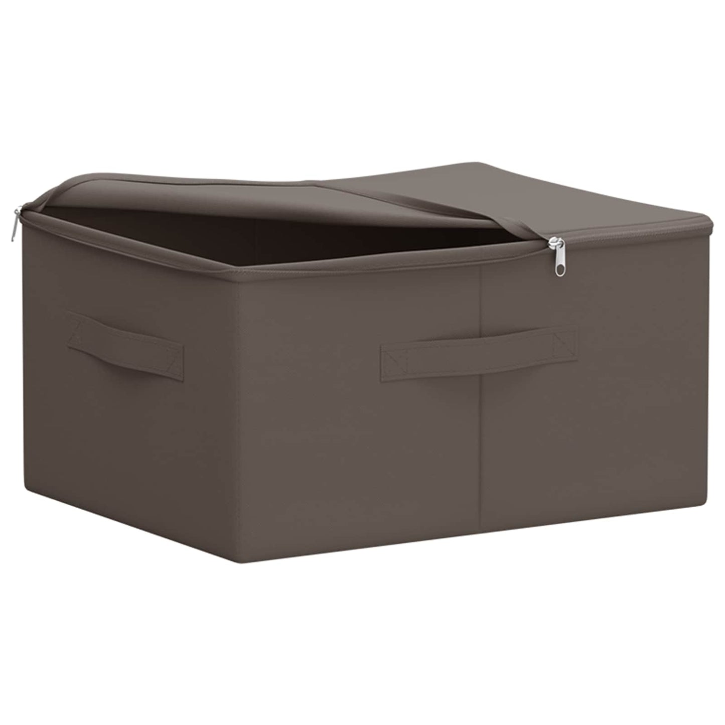 Lagringsboks 24 pcs Grå 43 x 34 x 23 cm Ikke-vevd stoff