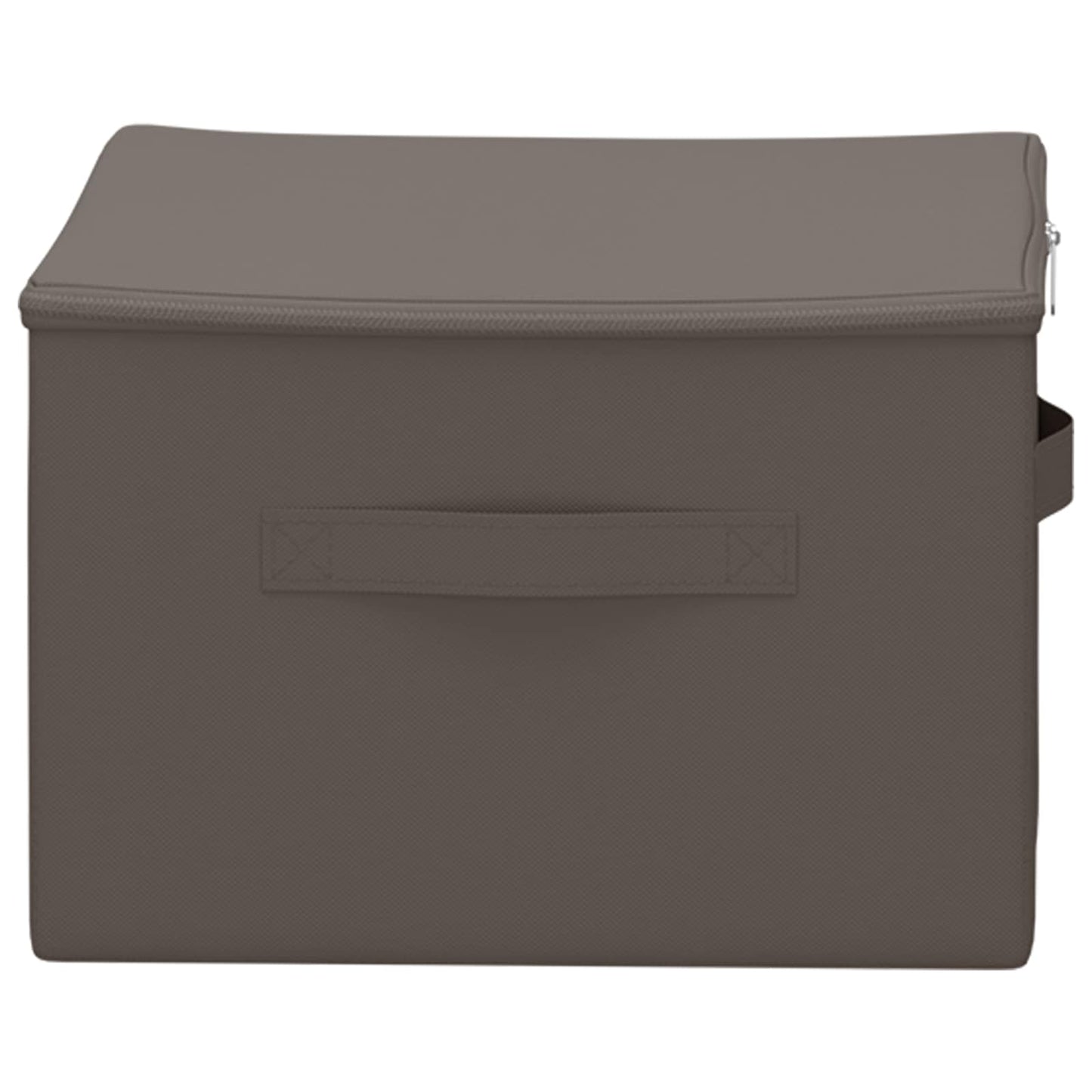 Lagringsboks 24 pcs Grå 43 x 34 x 23 cm Ikke-vevd stoff
