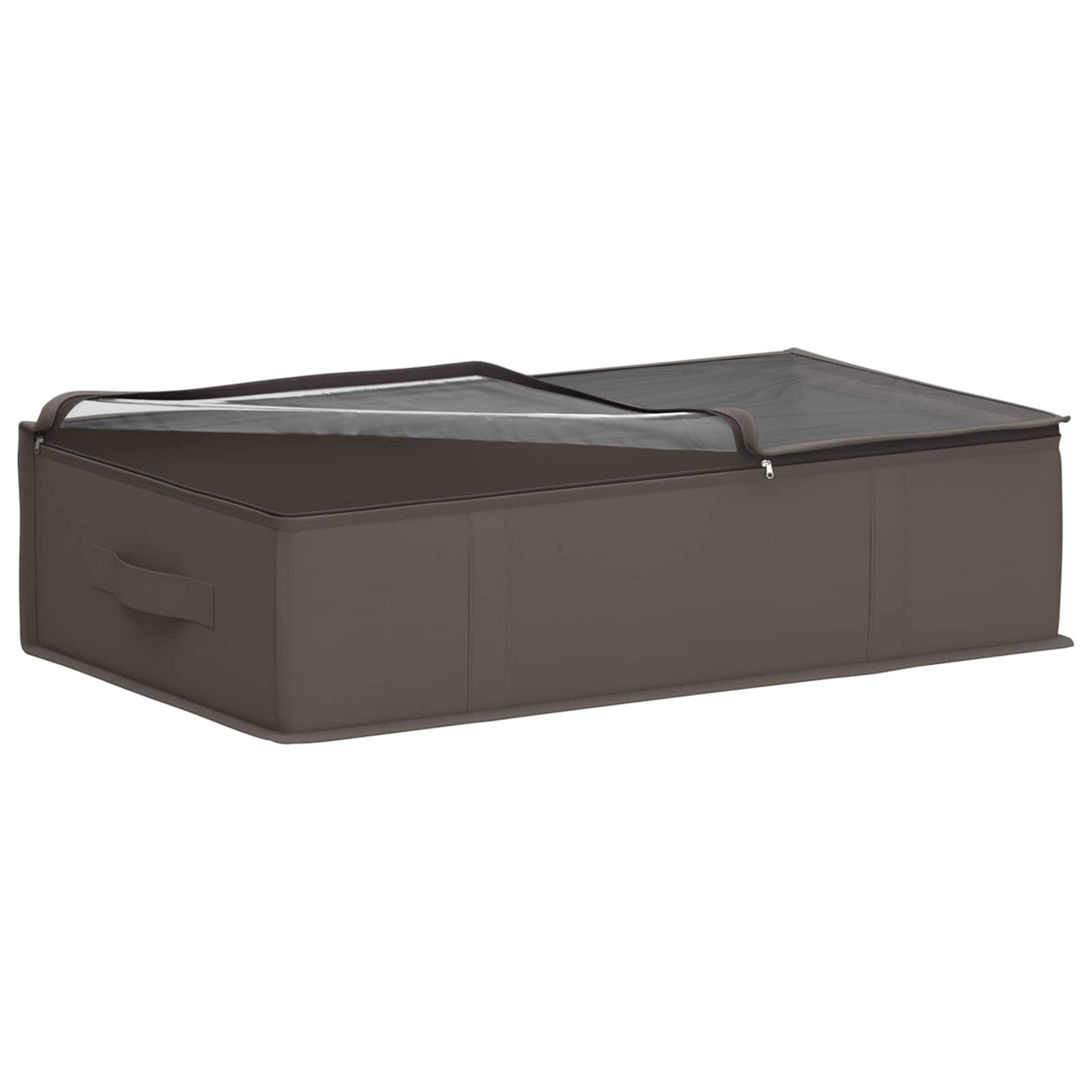 Lagerboks med gjennomsiktig toppvindu Grå 70 x 40 x 18 cm