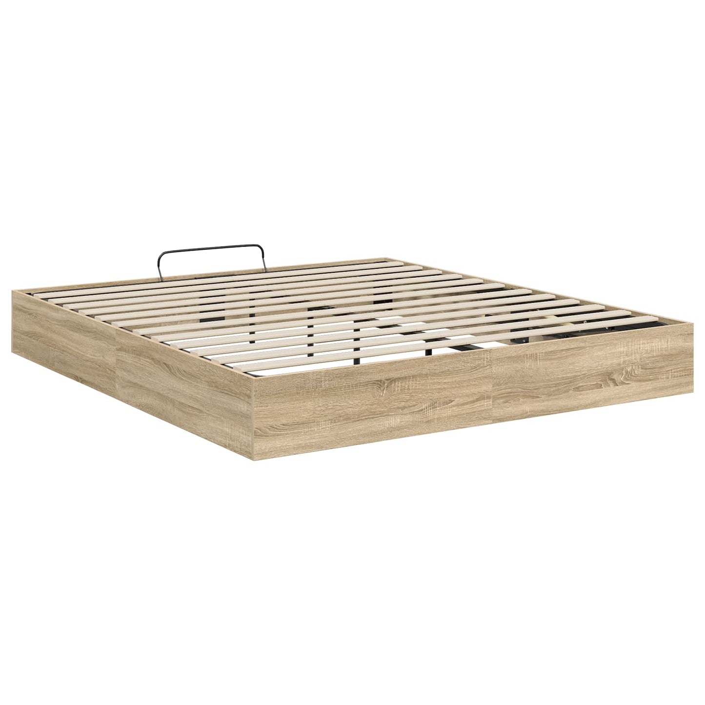 Ottoman sengeramme Sonoma eik 203 x 180 x 25 cm Konstruert tre