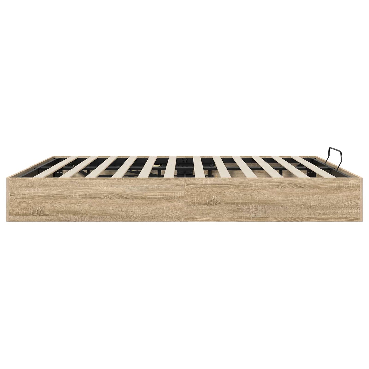 Ottoman sengeramme Sonoma eik 203 x 180 x 25 cm Konstruert tre