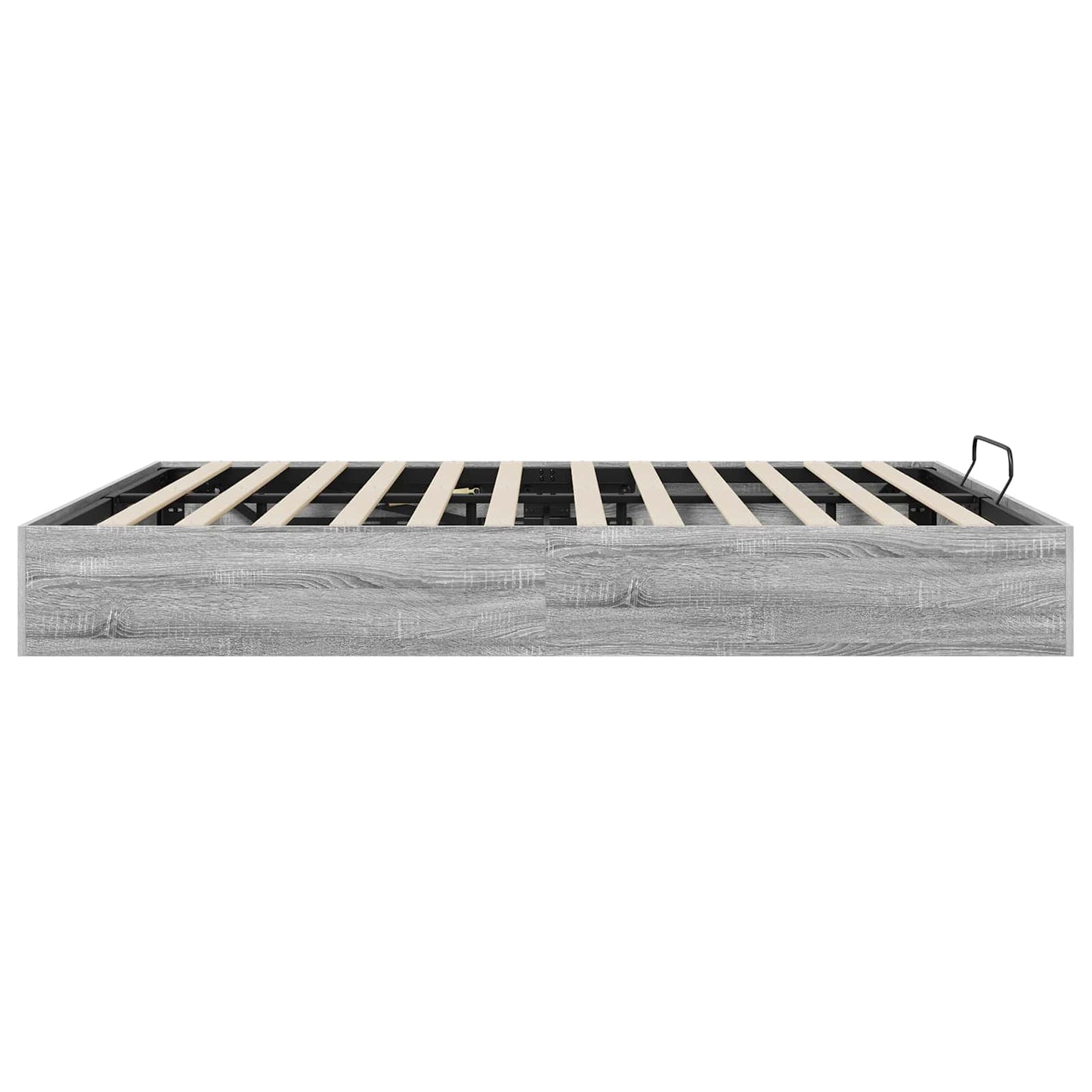 Ottoman sengeramme Grå Sonoma 203 x 180 x 25 cm Konstruert tre