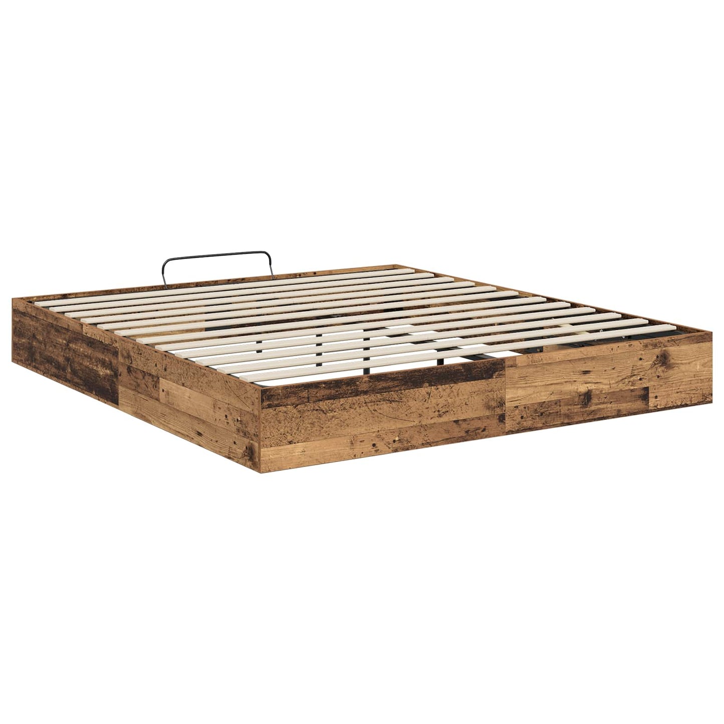 Ottoman sengeramme Gammelt tre 203 x 180 x 25 cm Konstruert tre