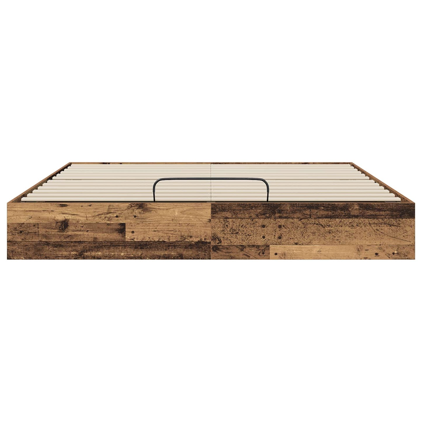 Ottoman sengeramme Gammelt tre 203 x 180 x 25 cm Konstruert tre
