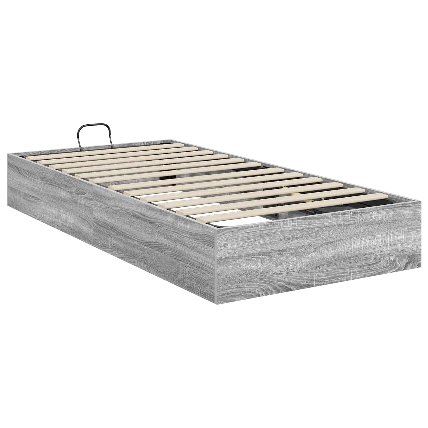 Ottoman sengeramme Grå Sonoma 203 x 90 x 25 cm Konstruert tre