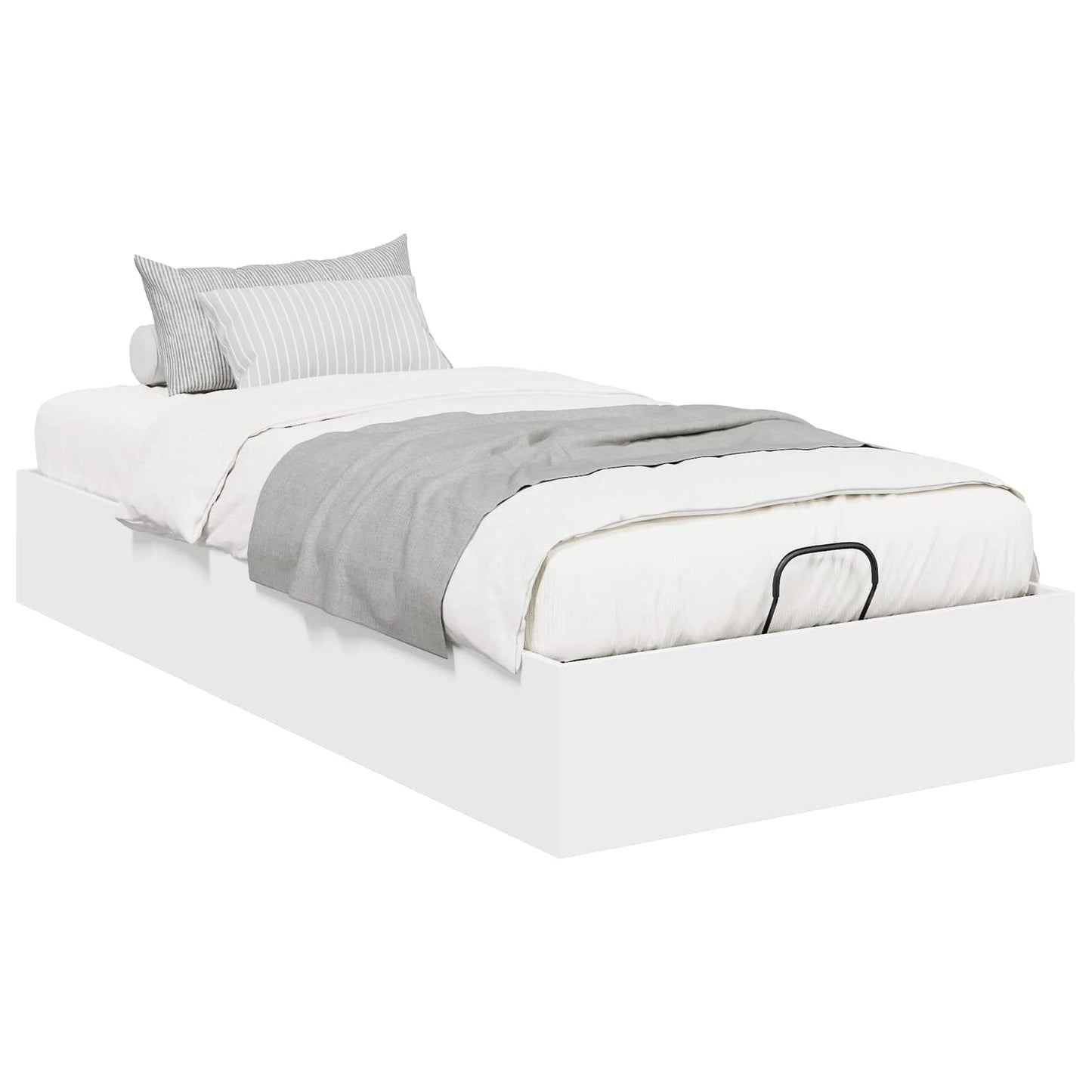 Ottoman sengeramme Hvit 80,5 x 200 cm Konstruert tre