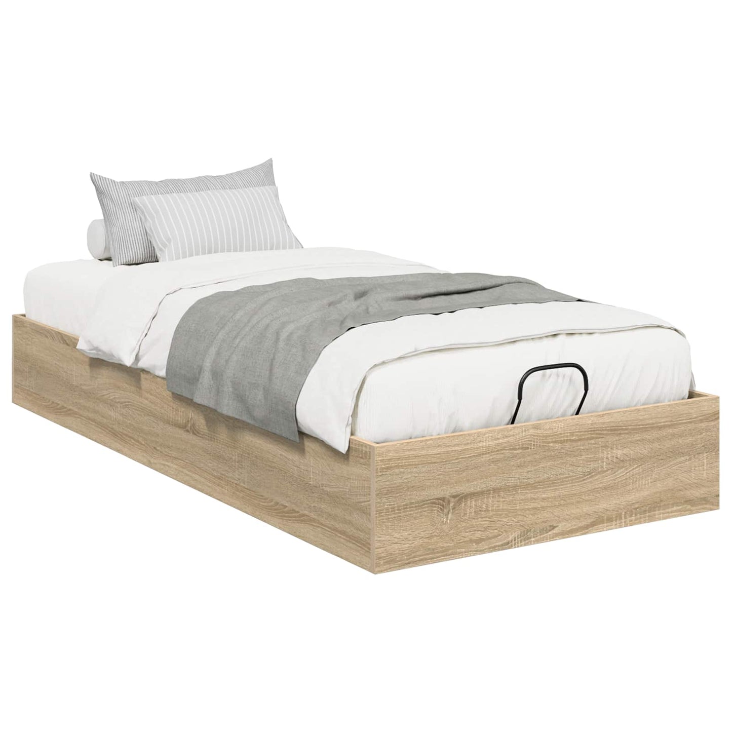 Ottoman sengeramme Sonoma eik 203 x 80,5 x 25 cm Konstruert tre