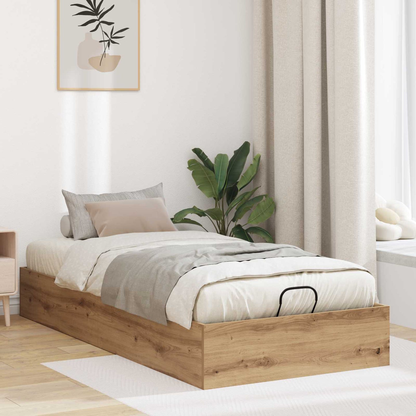 Ottoman sengeramme Artisan Eik 80,5 x 200 cm Konstruert tre