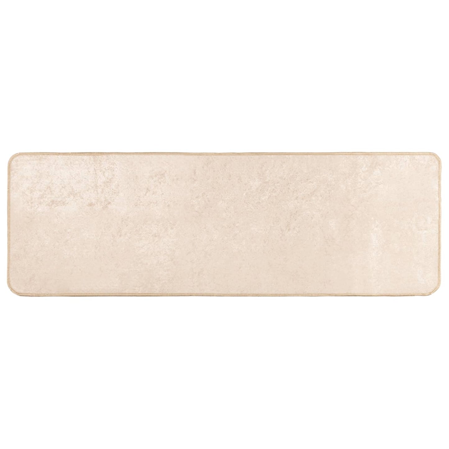 Teppe Print Krem 100 x 50 cm Polyester og PVC vidaXL