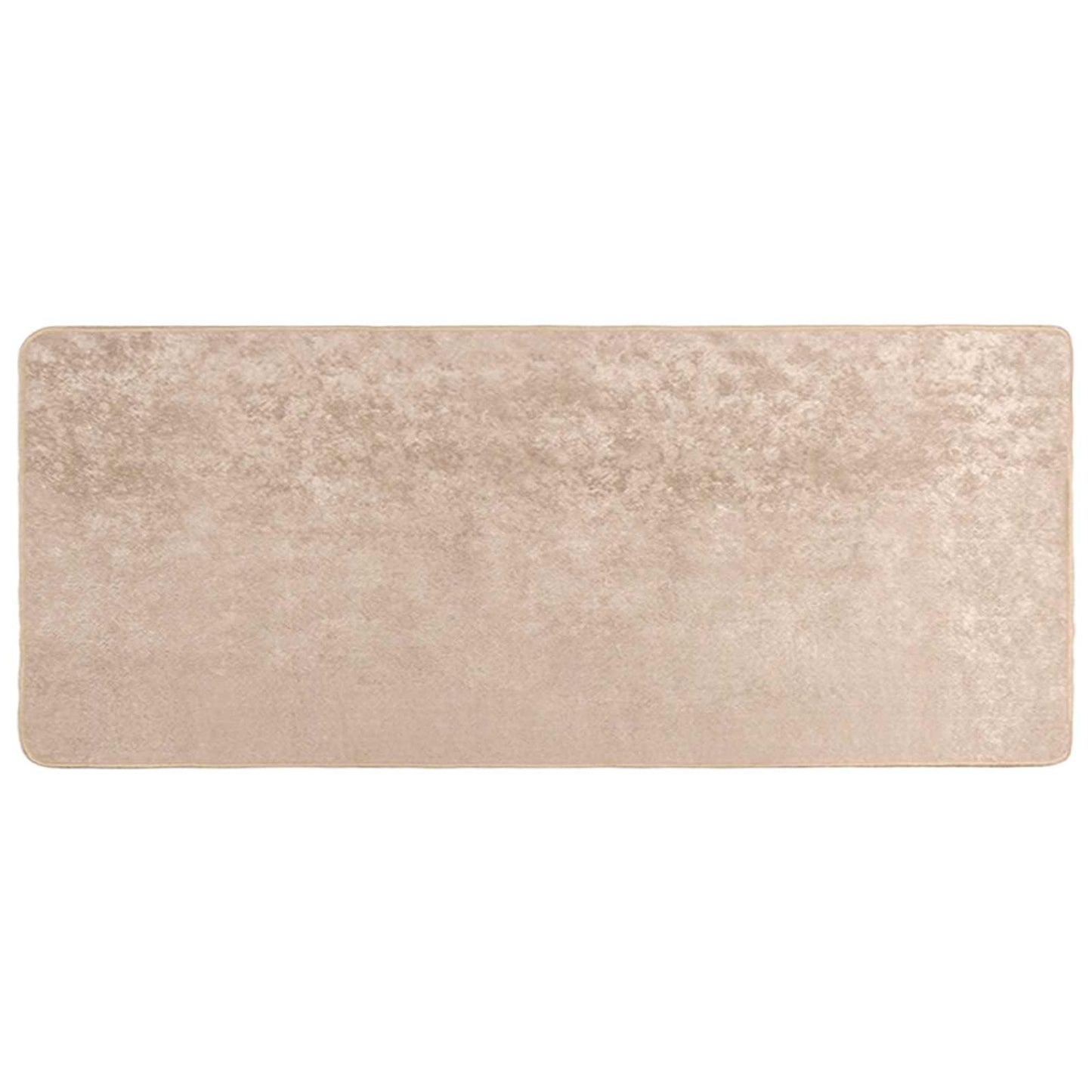 Teppe Runner MARSA Beige 100 x 200 cm Polyester og PVC