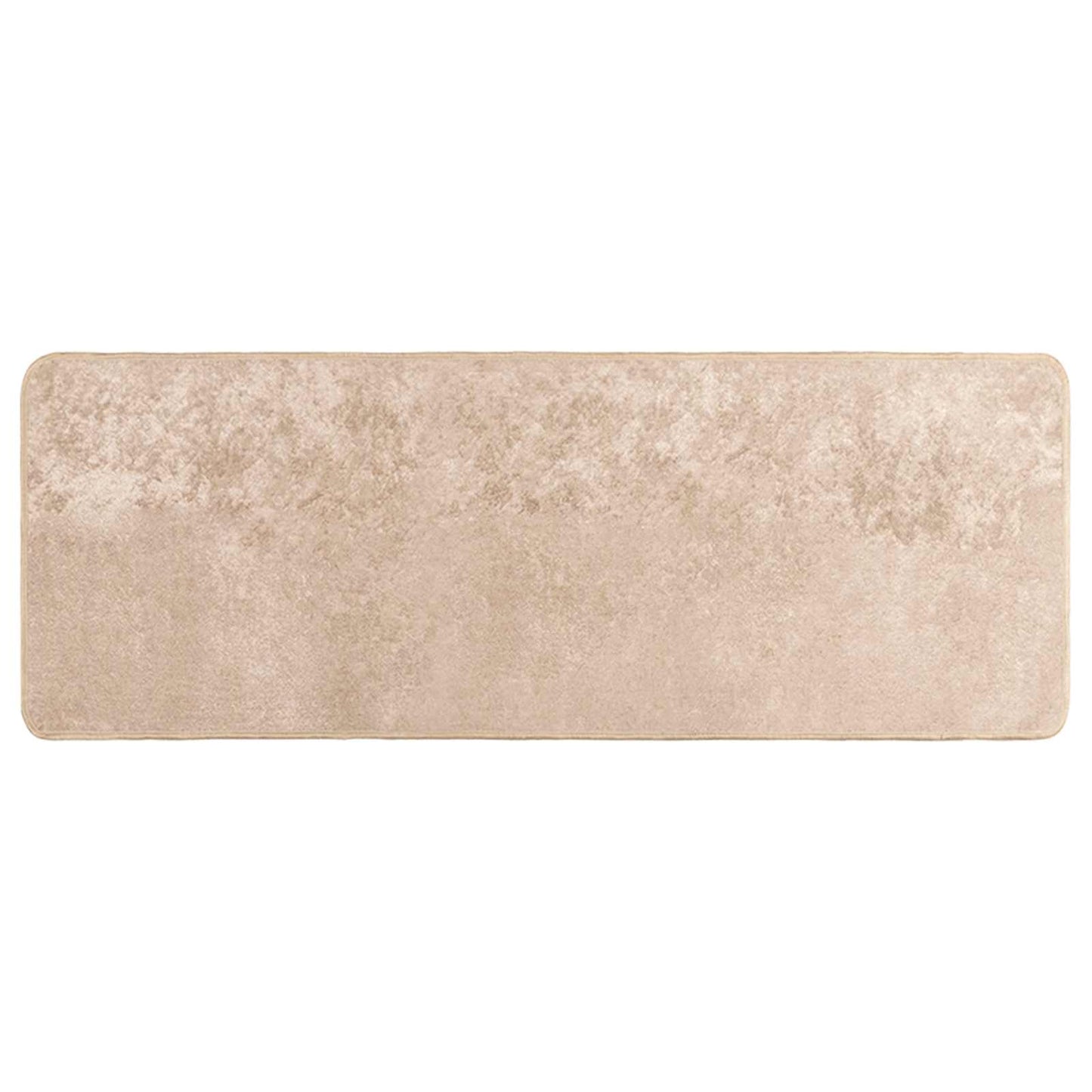 Teppe Runner MARSA Beige 100 x 250 cm Polyester og PVC