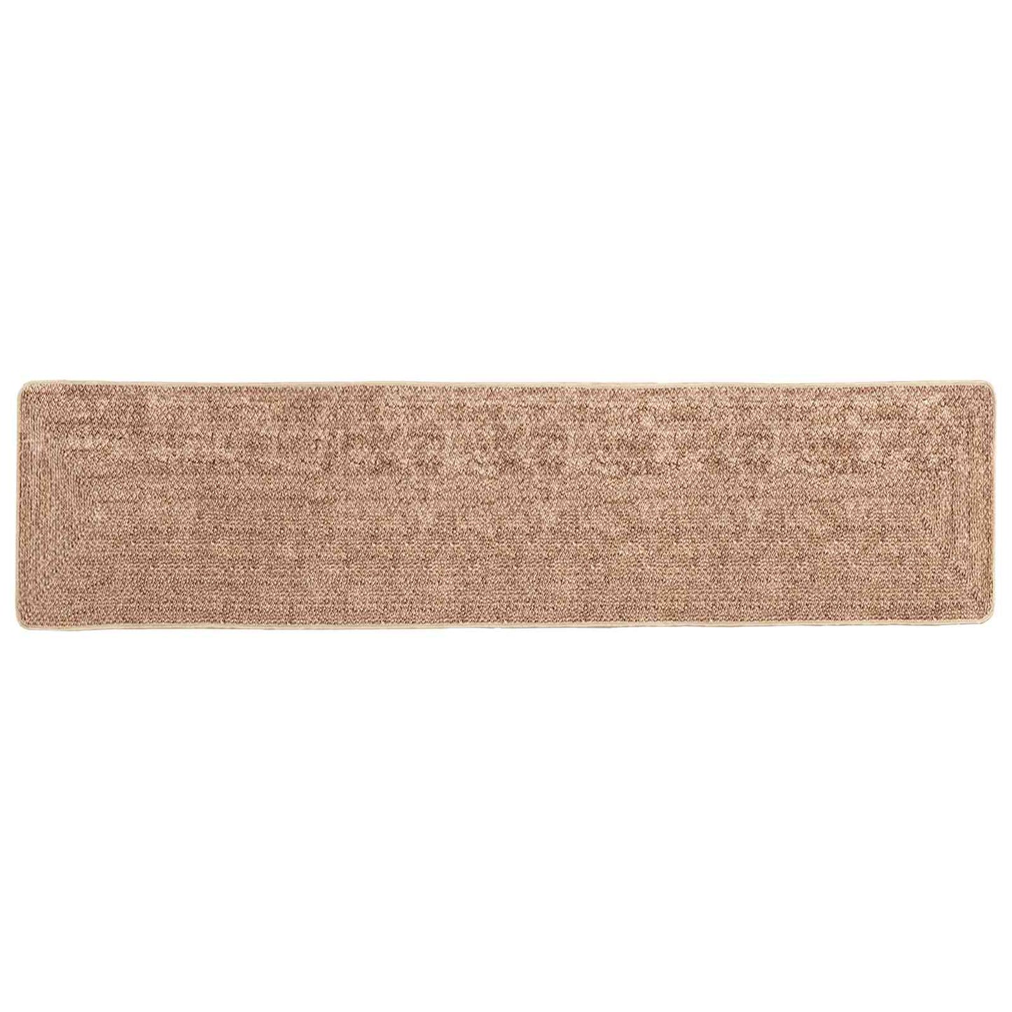 Teppe Runner MARSA Gul 80 x 300 cm Polyester og PVC