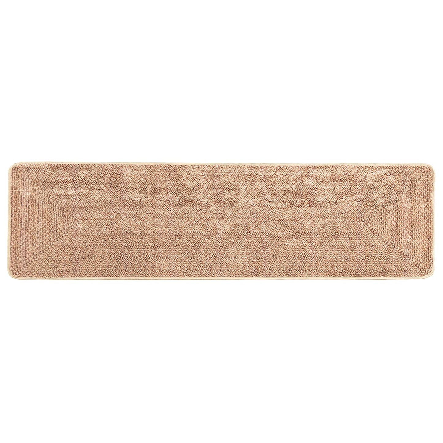 Teppe Runner MARSA Gul 80 x 350 cm Polyester og PVC