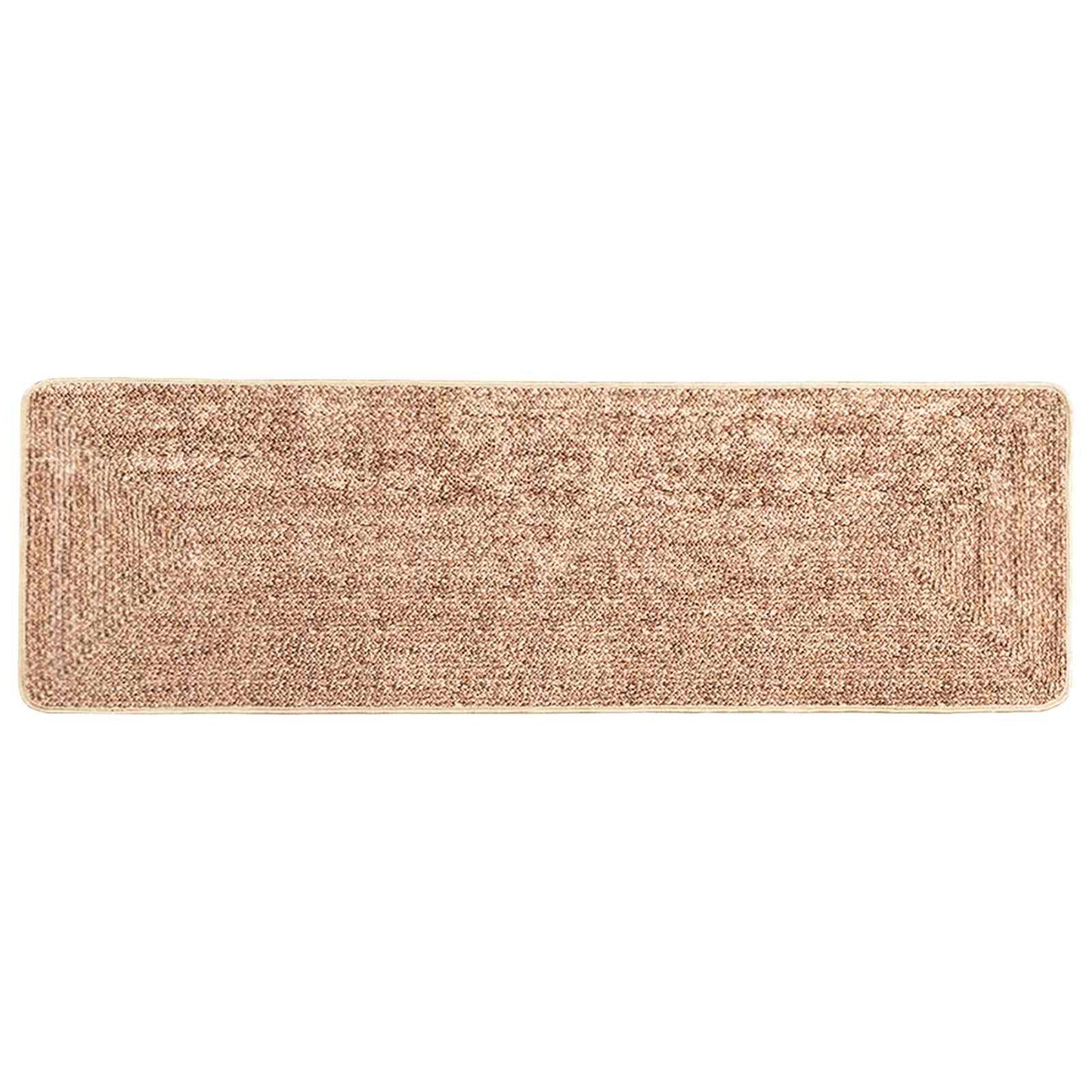 Teppe Runner MARSA Gul 100 x 300 cm Polyester og PVC