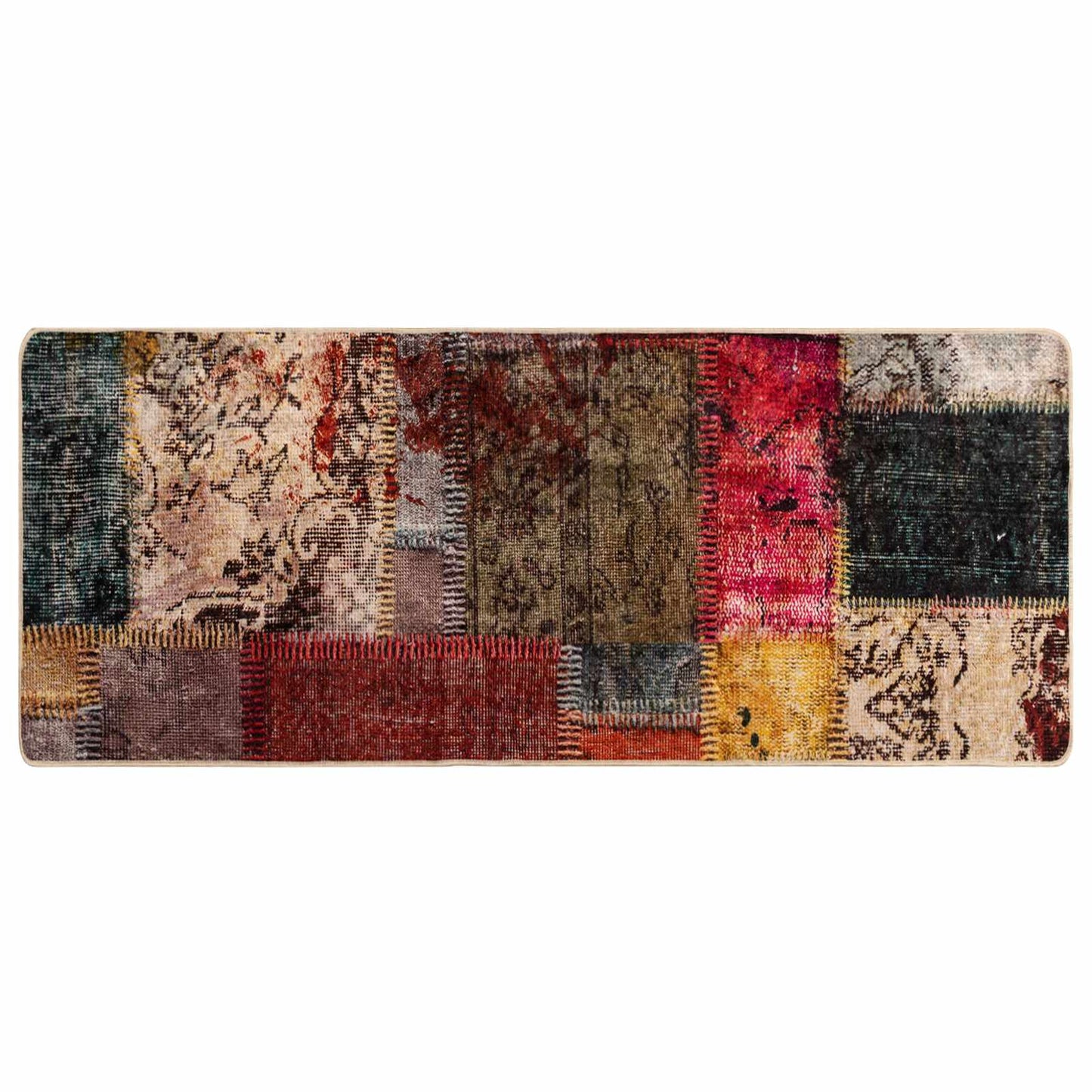 Teppe Runner MARSA Flerfarget 100 x 50 cm Polyester og PVC vidaXL