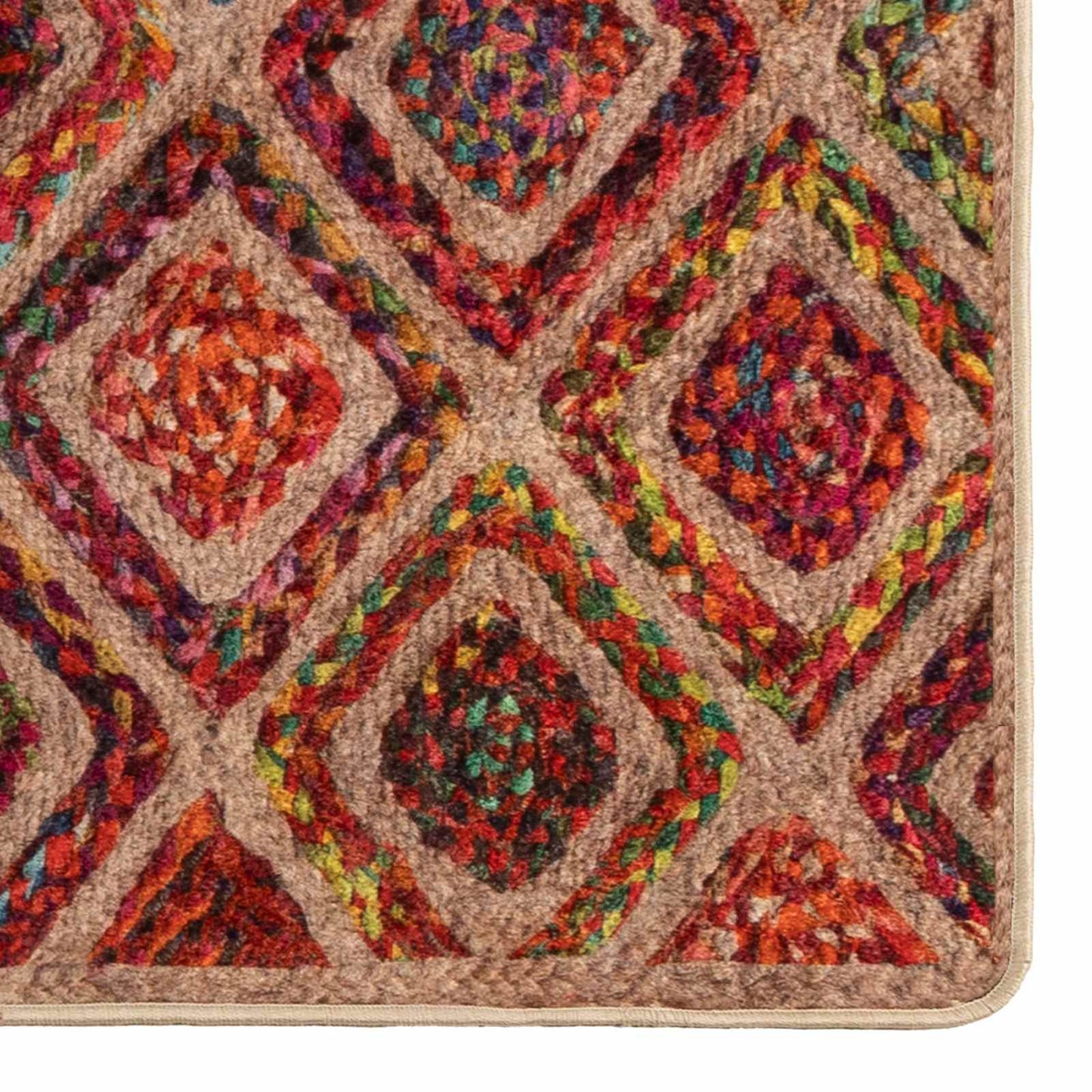Teppe Runner MARSA Flerfarget 50 x 400 cm Polyester og PVC