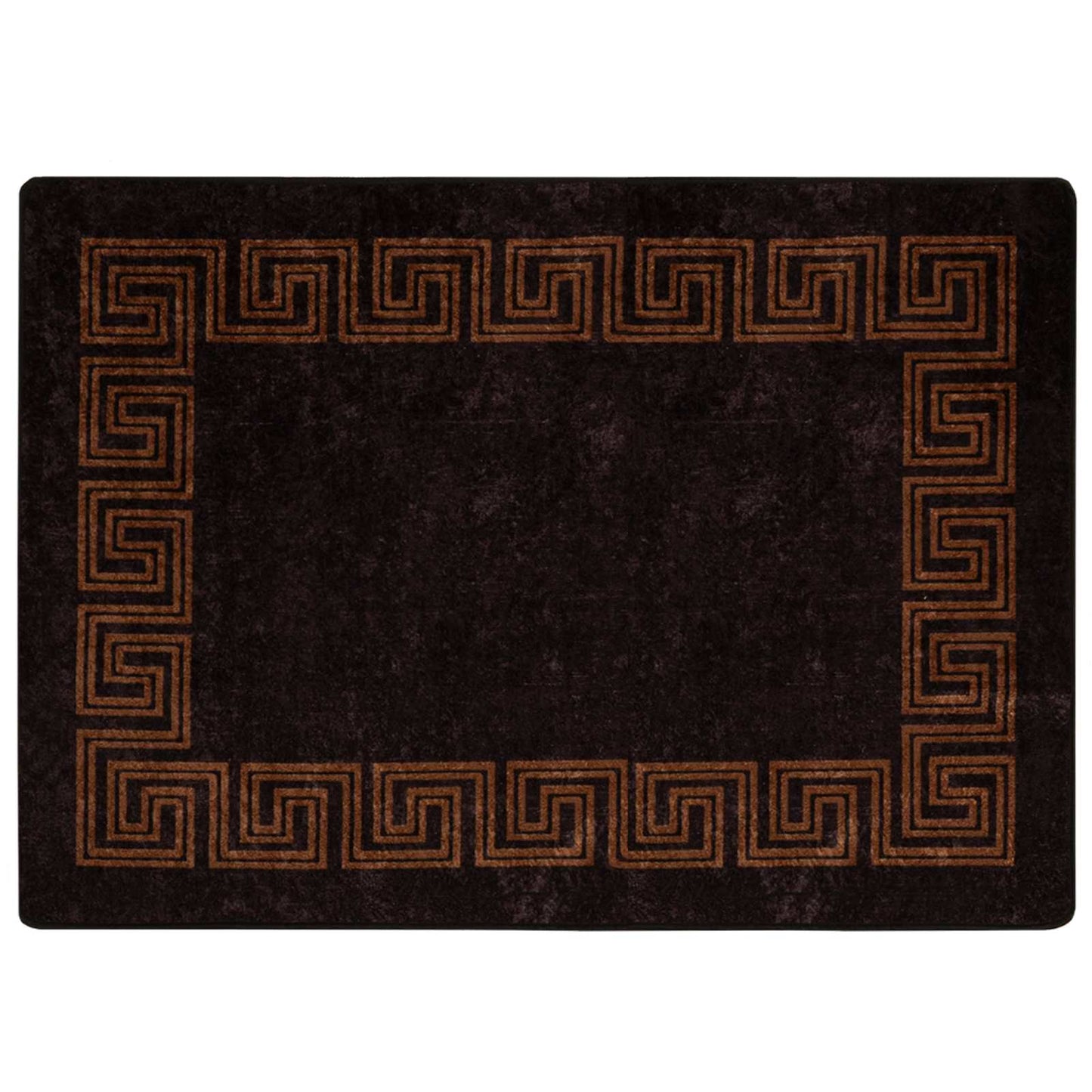 Teppe Runner MARSA Svart 100 x 150 cm Polyester og PVC