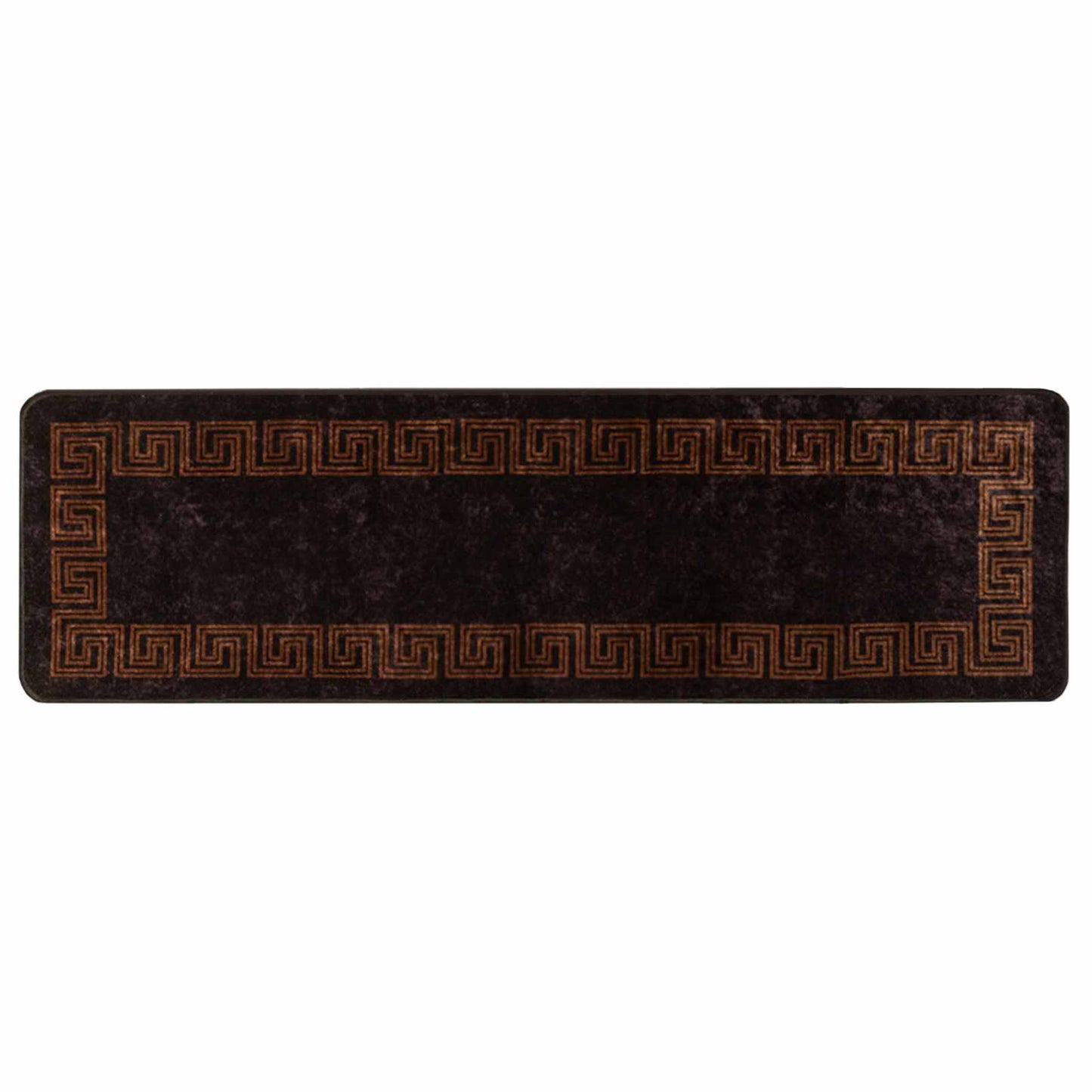 Teppe Runner MARSA Svart 100 x 300 cm Polyester og PVC