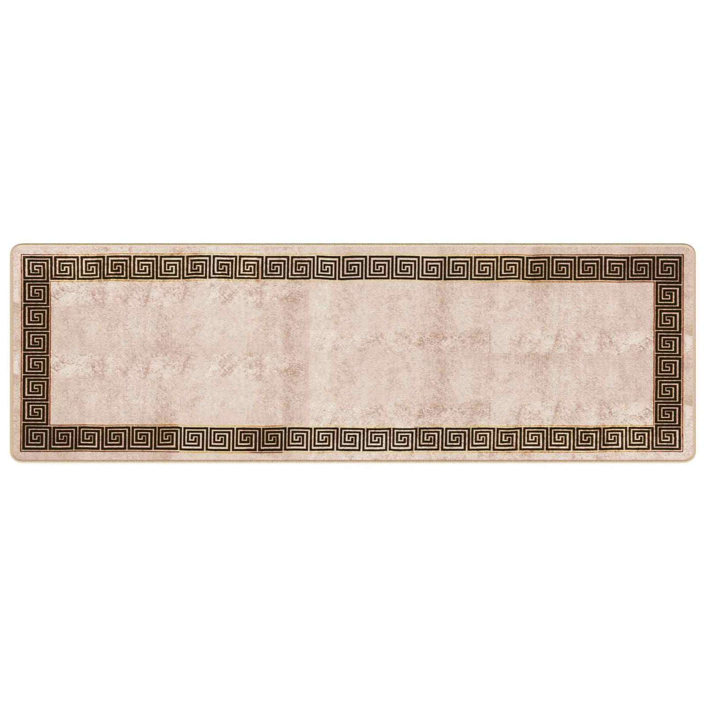 Teppe Runner MARSA Svart 80 x 250 cm Polyester og PVC