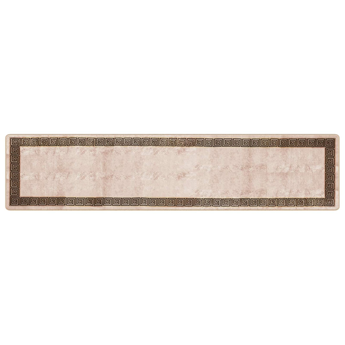 Teppe Runner MARSA Svart 80 x 350 cm Polyester og PVC