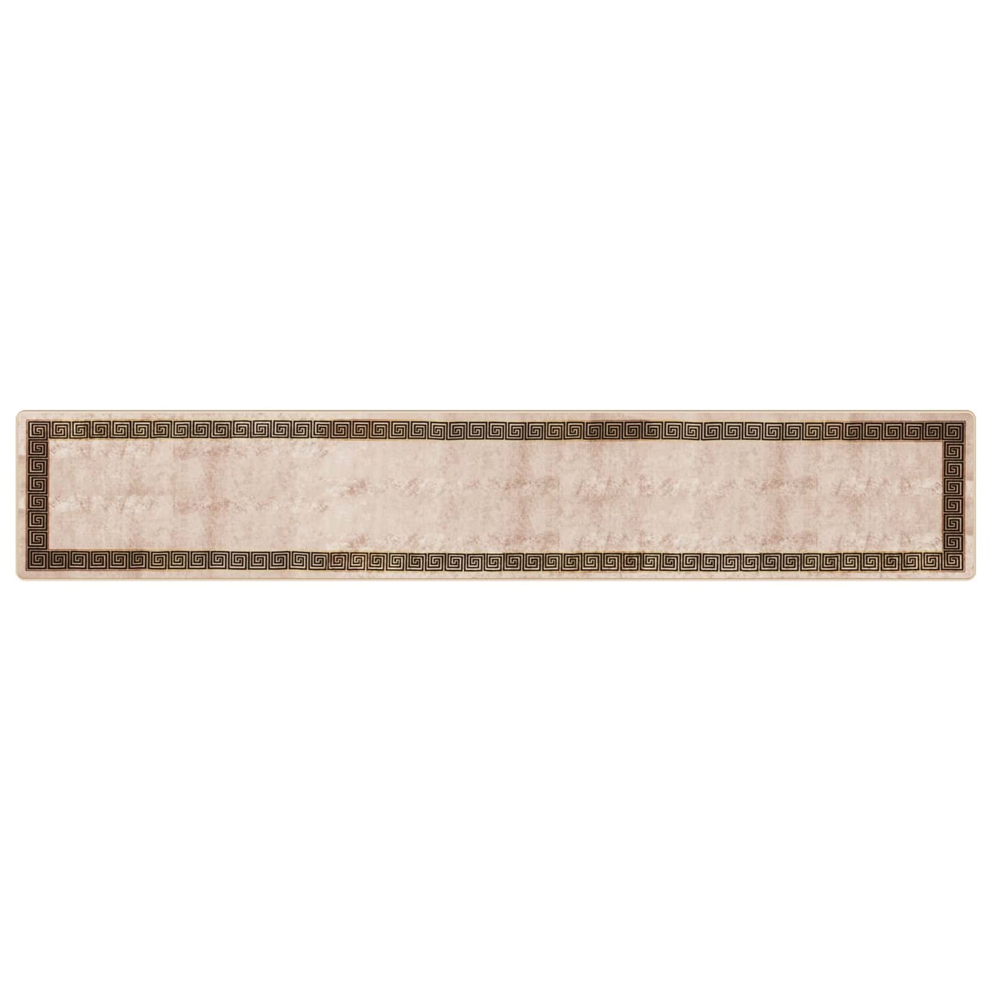 Teppe Runner MARSA Svart 80 x 450 cm Polyester og PVC