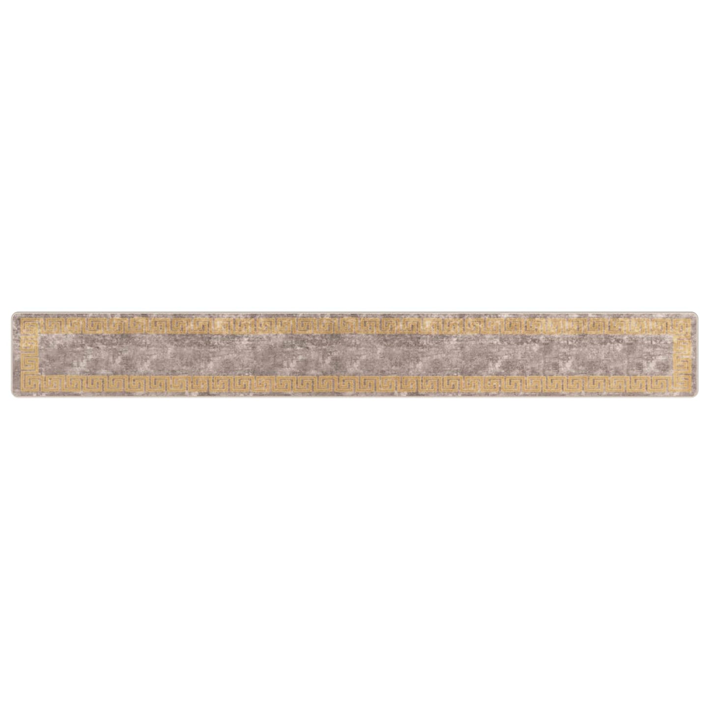 Teppe Runner MARSA Grå 50 x 400 cm Polyester og PVC