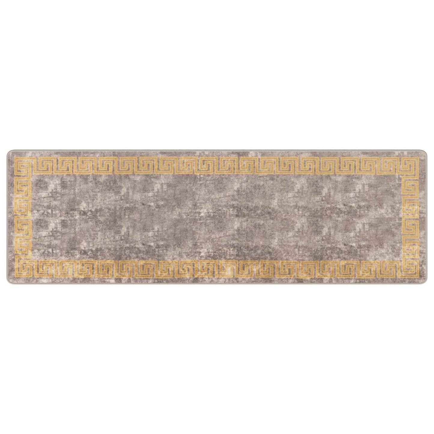 Teppe Runner MARSA Grå 80 x 250 cm Polyester og PVC