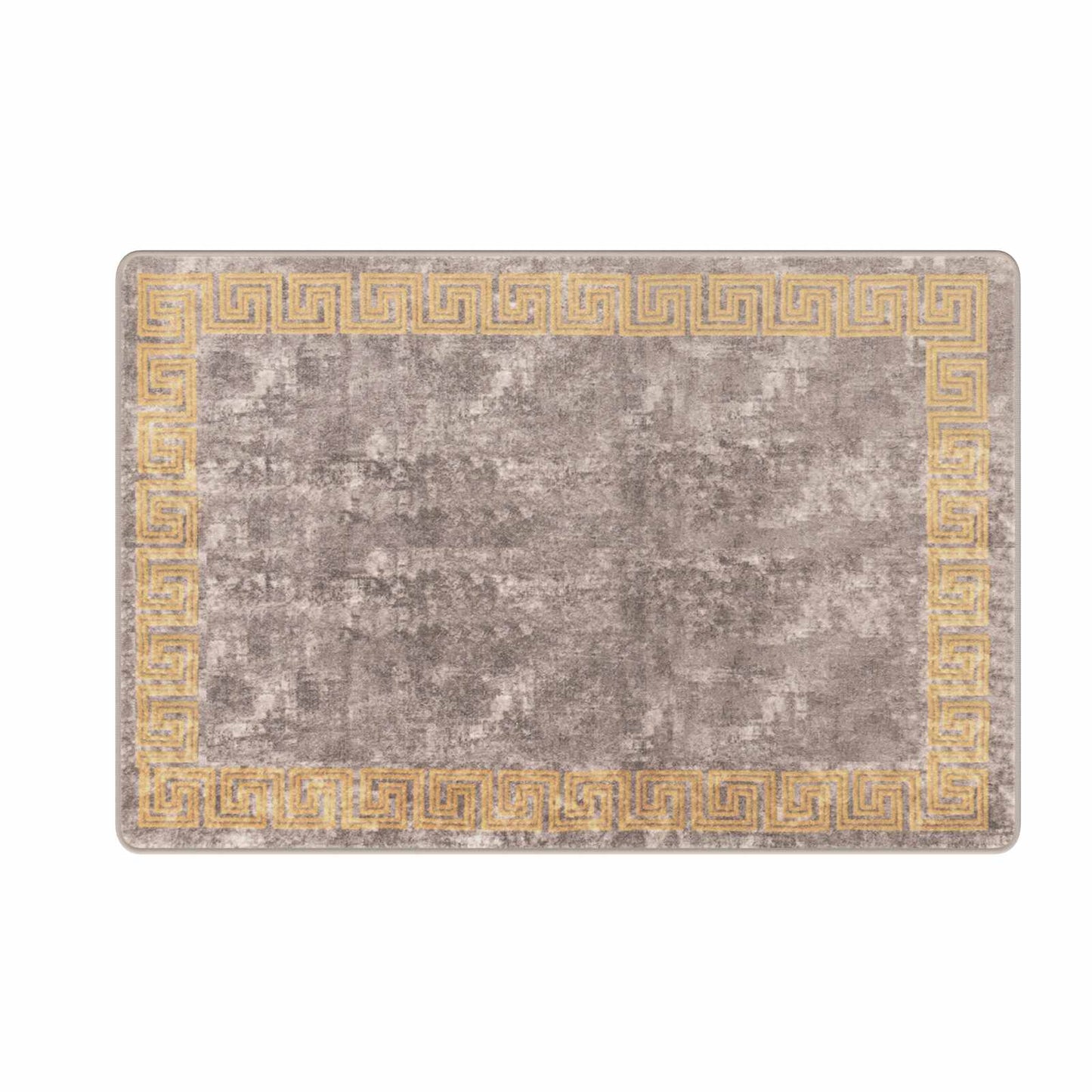 Teppe Runner MARSA Grå 100 x 150 cm Polyester og PVC