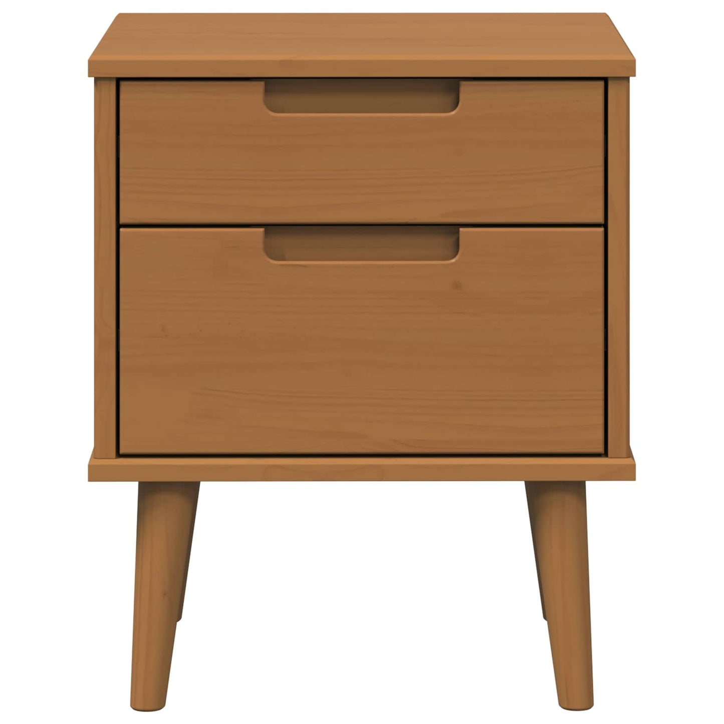 Nattbordskap MOLDE Karamell 40 x 35 x 48 cm Heltre furu