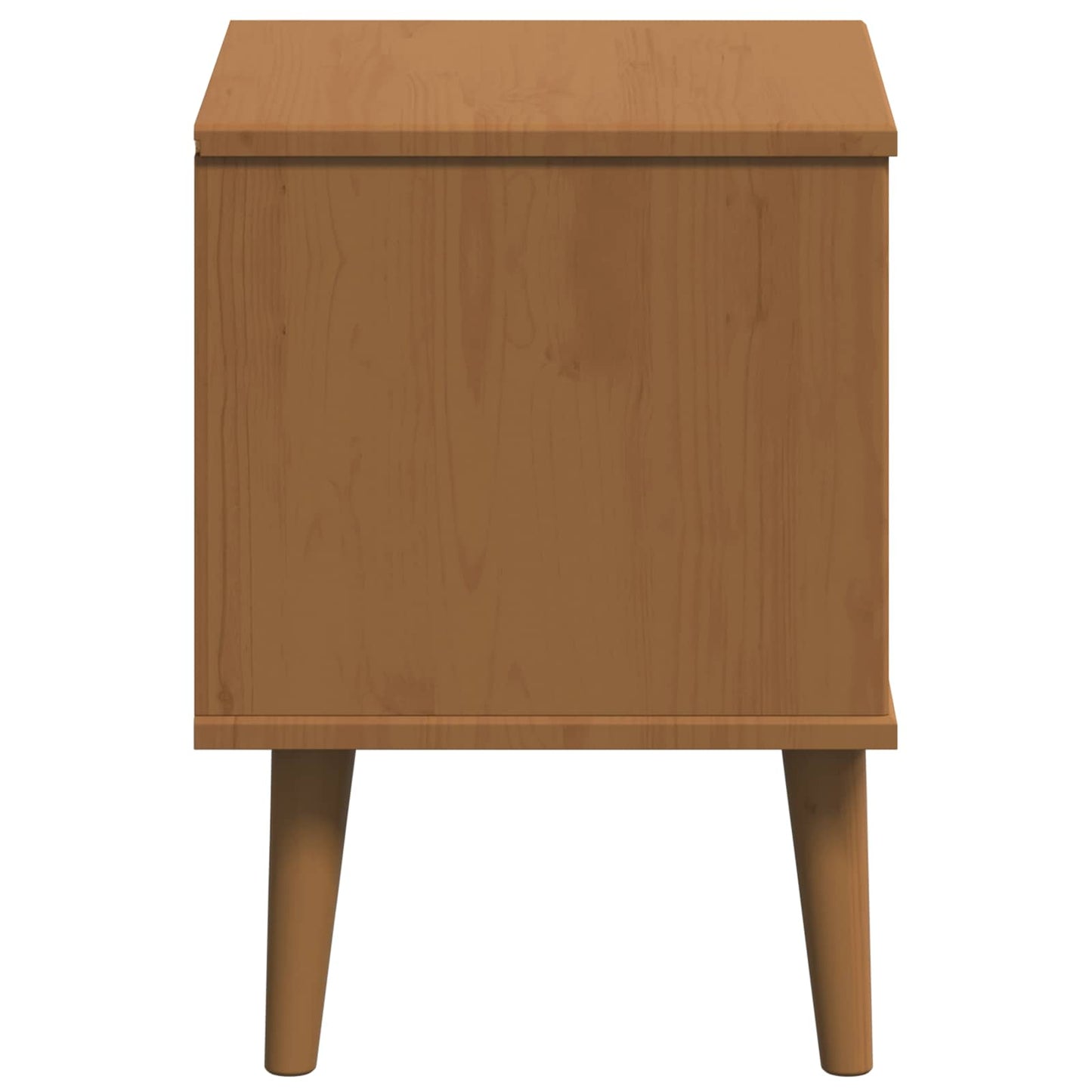 Nattbordskap MOLDE Karamell 40 x 35 x 48 cm Heltre furu