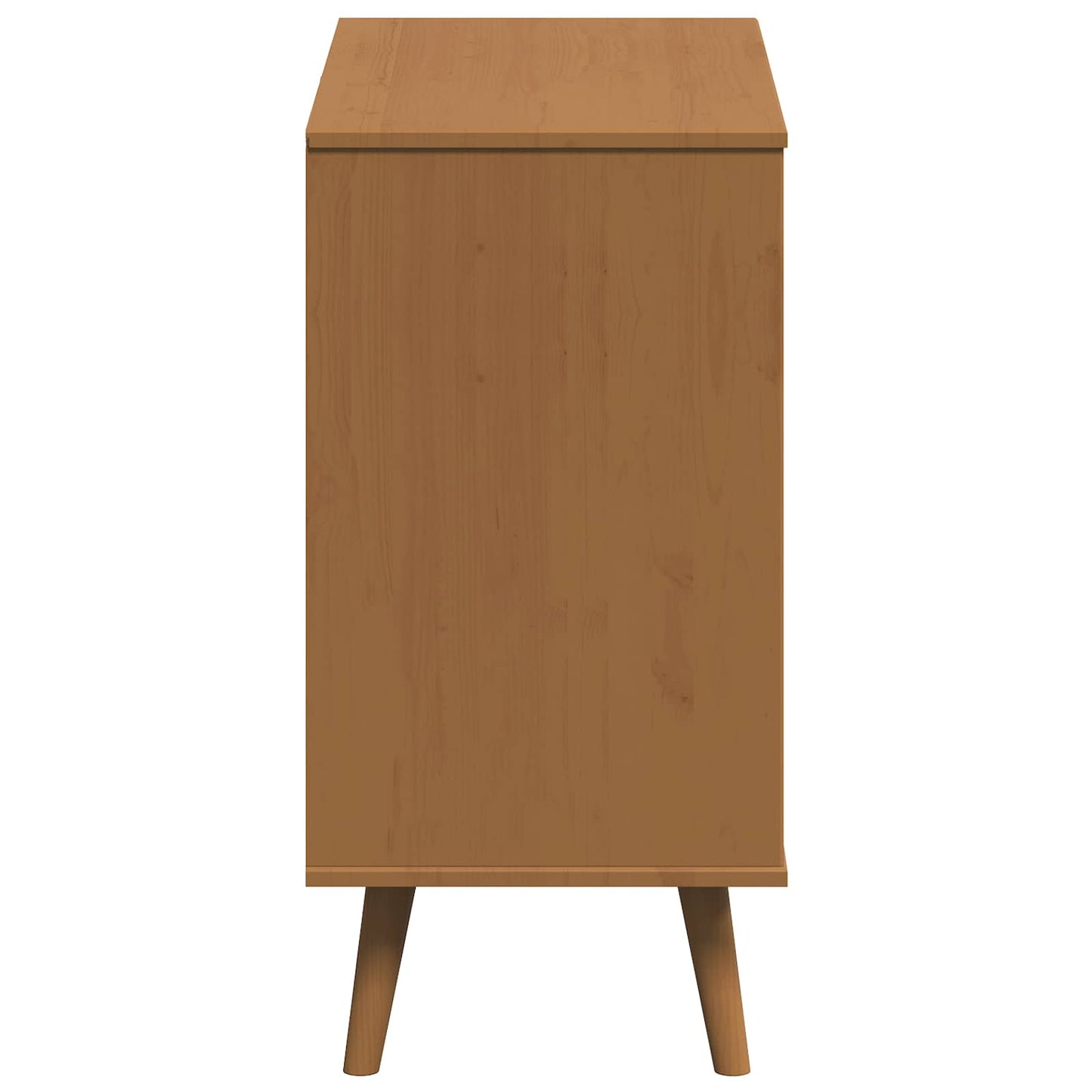Kommode MOLDE Karamell 80 x 40 x 80 cm Heltre furu