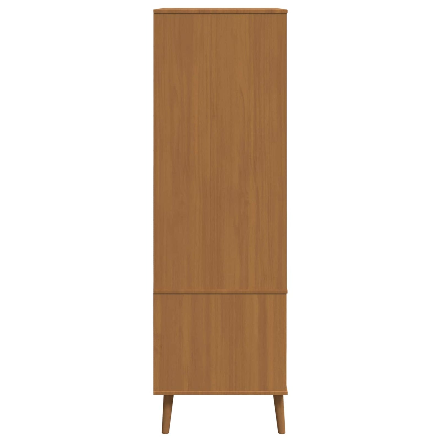 Garderobeskap MOLDE Karamell 90 x 55 x 175 cm Heltre furu