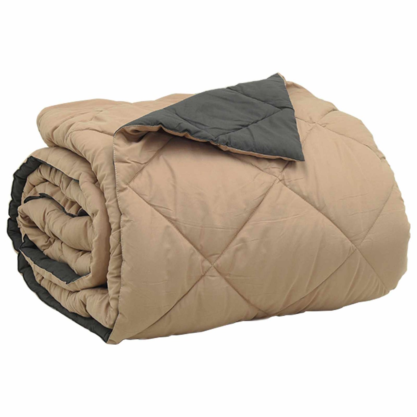 Sommerdyne Antrasitt og Taupe 200 x 200 cm Mikrofiber