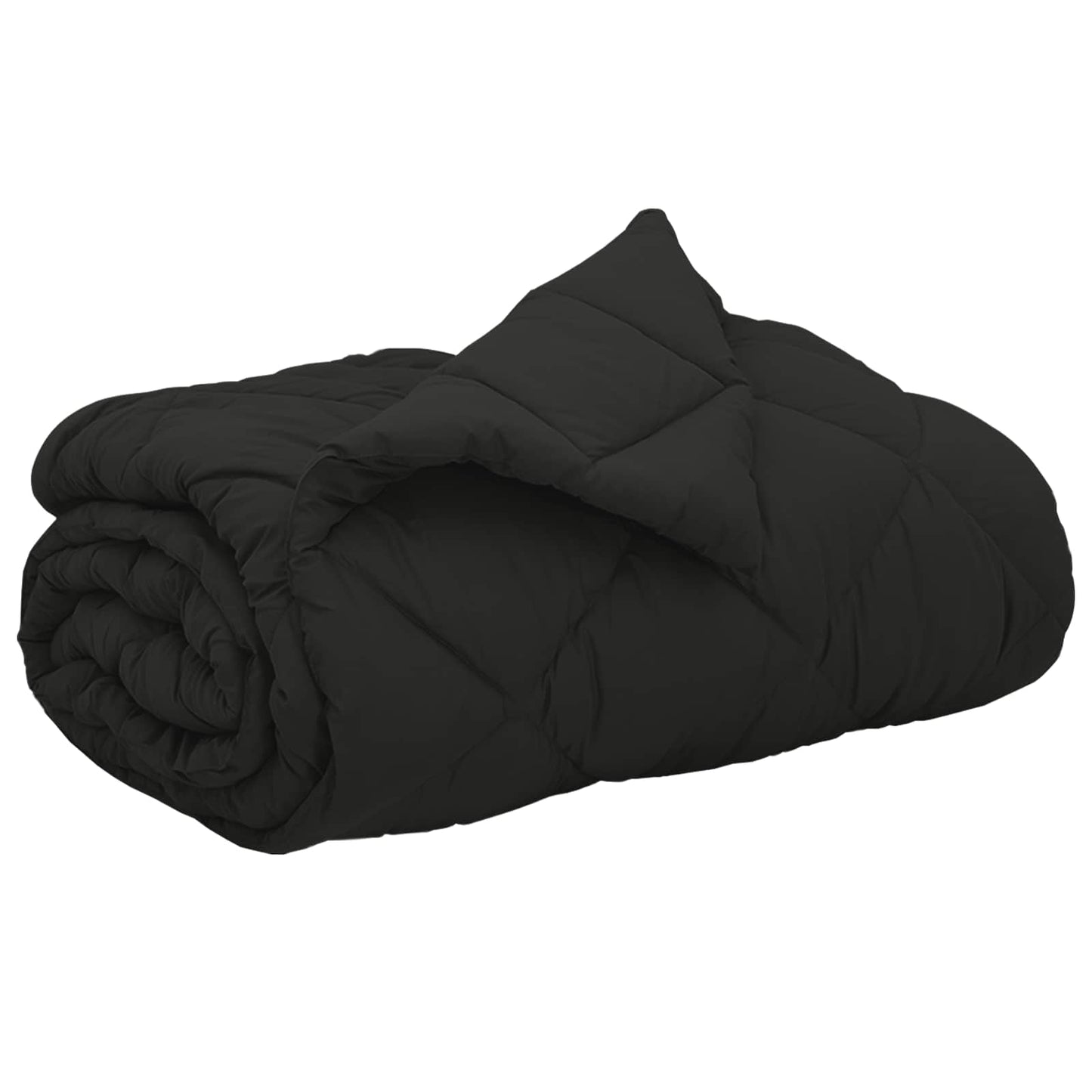 Full år dyne Svart 200 x 200 cm Mikrofiber