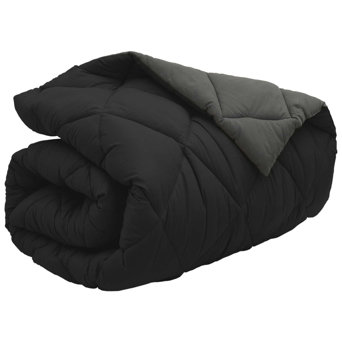 Vinter Dynen Svart og Anthracite 135 x 200 cm Mikrofiber