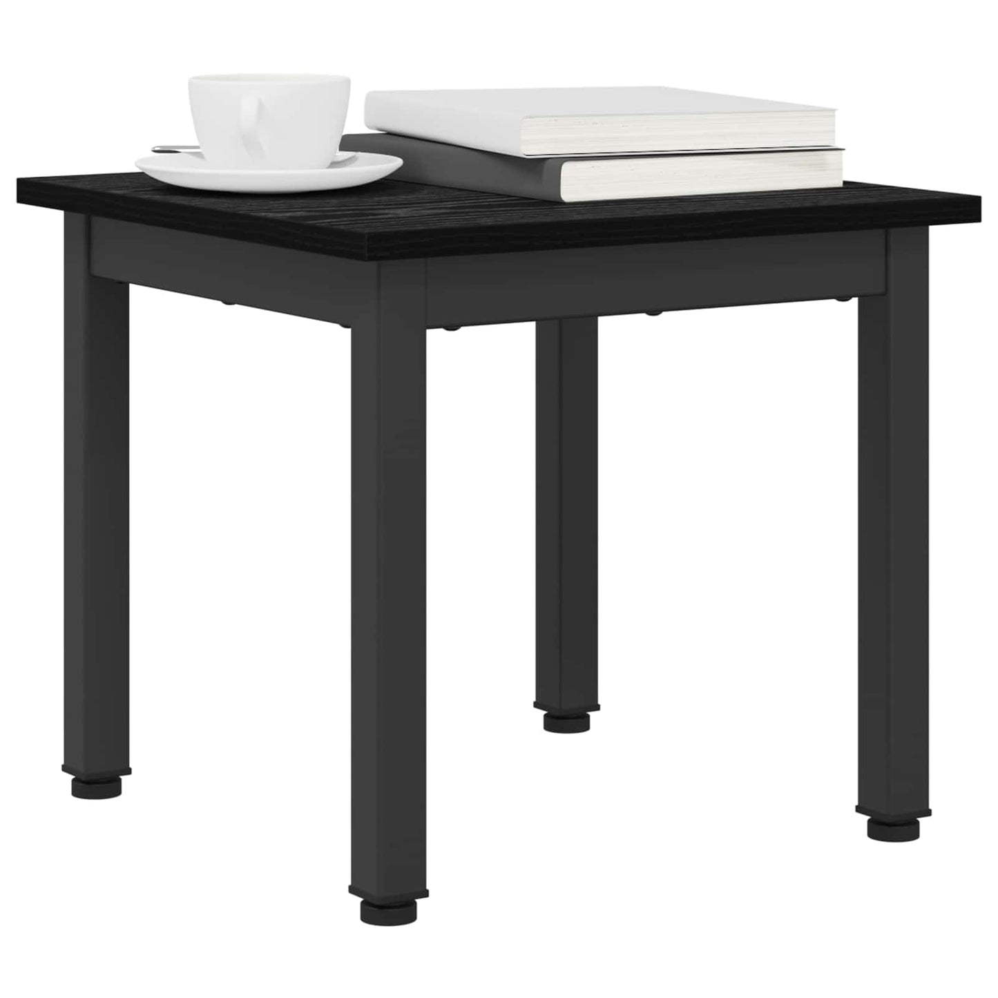 Kaffebord Svart Eik 40 x 40 x 36 cm Konstruert tre