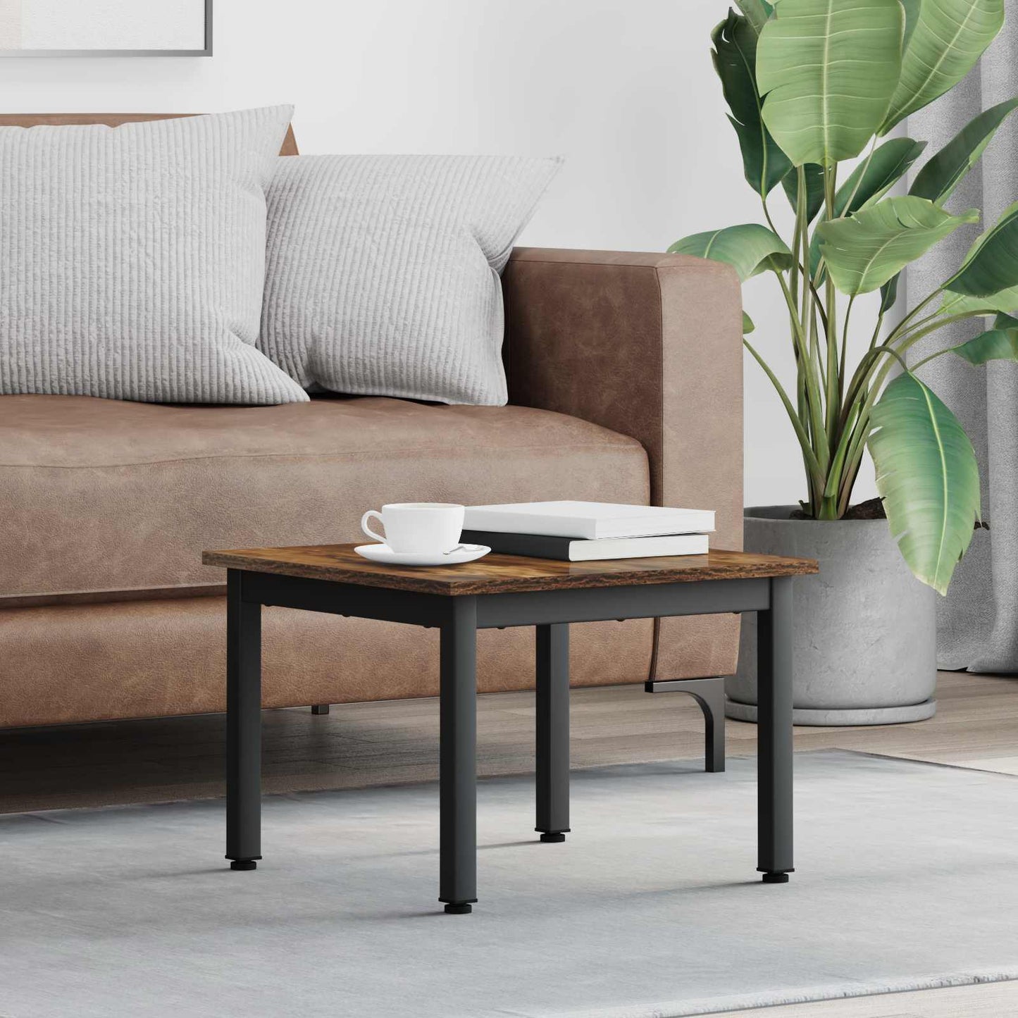 Kaffebord Røyk Eik 50 x 50 x 36 cm Konstruert tre