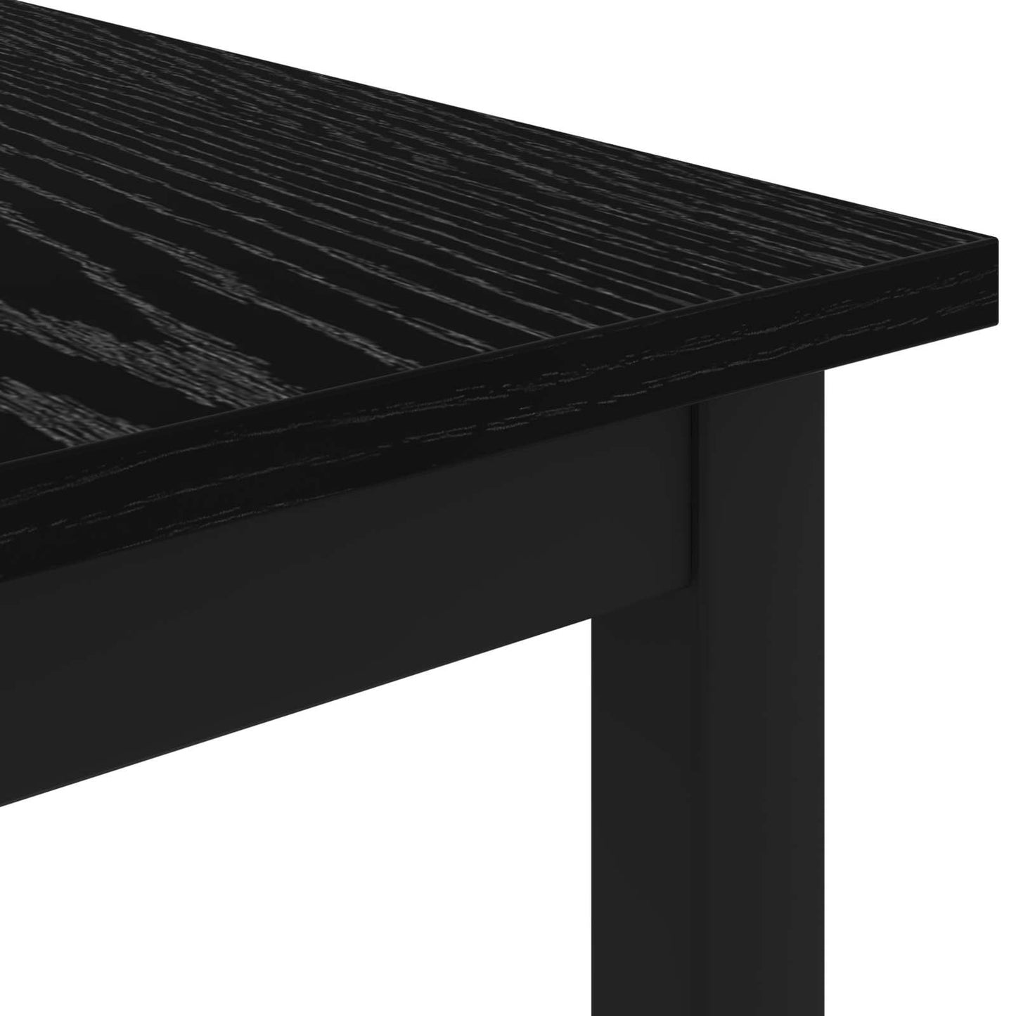 Kaffebord Svart Eik 100 x 50 x 45 cm Konstruert tre