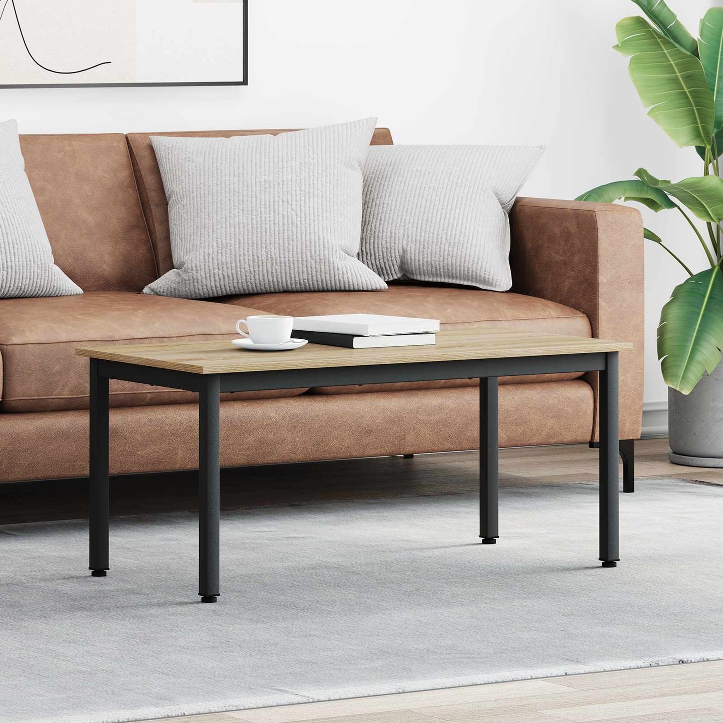 Kaffebord Sonoma 100 x 50 x 45 cm Konstruert tre