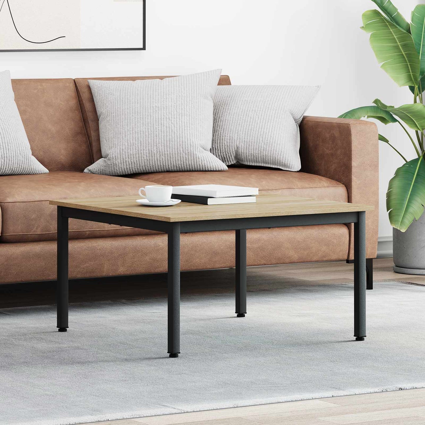 Kaffebord Sonoma 80 x 80 x 45 cm Konstruert tre