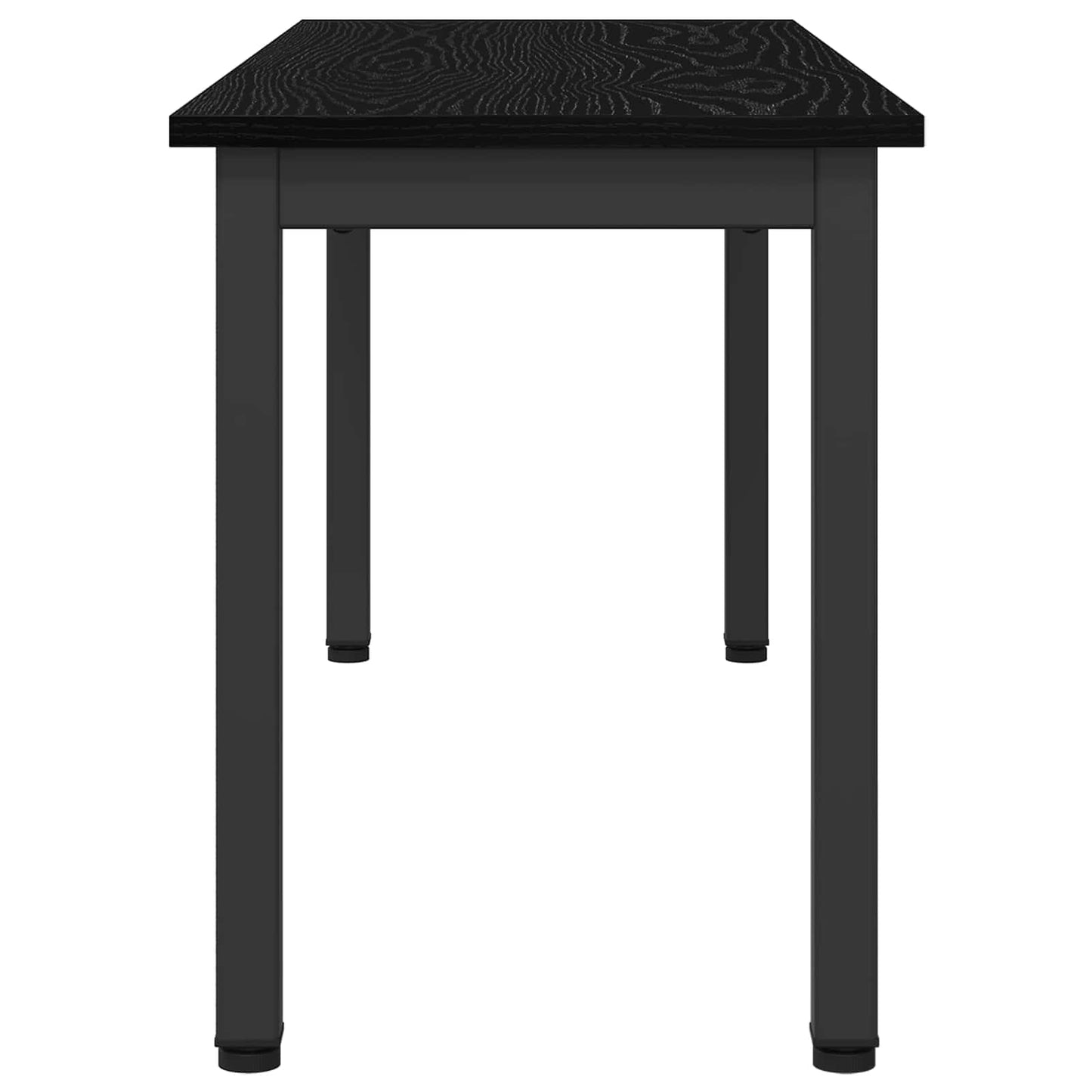 benk Svart Eik 110 x 35 x 45 cm Konstruert tre