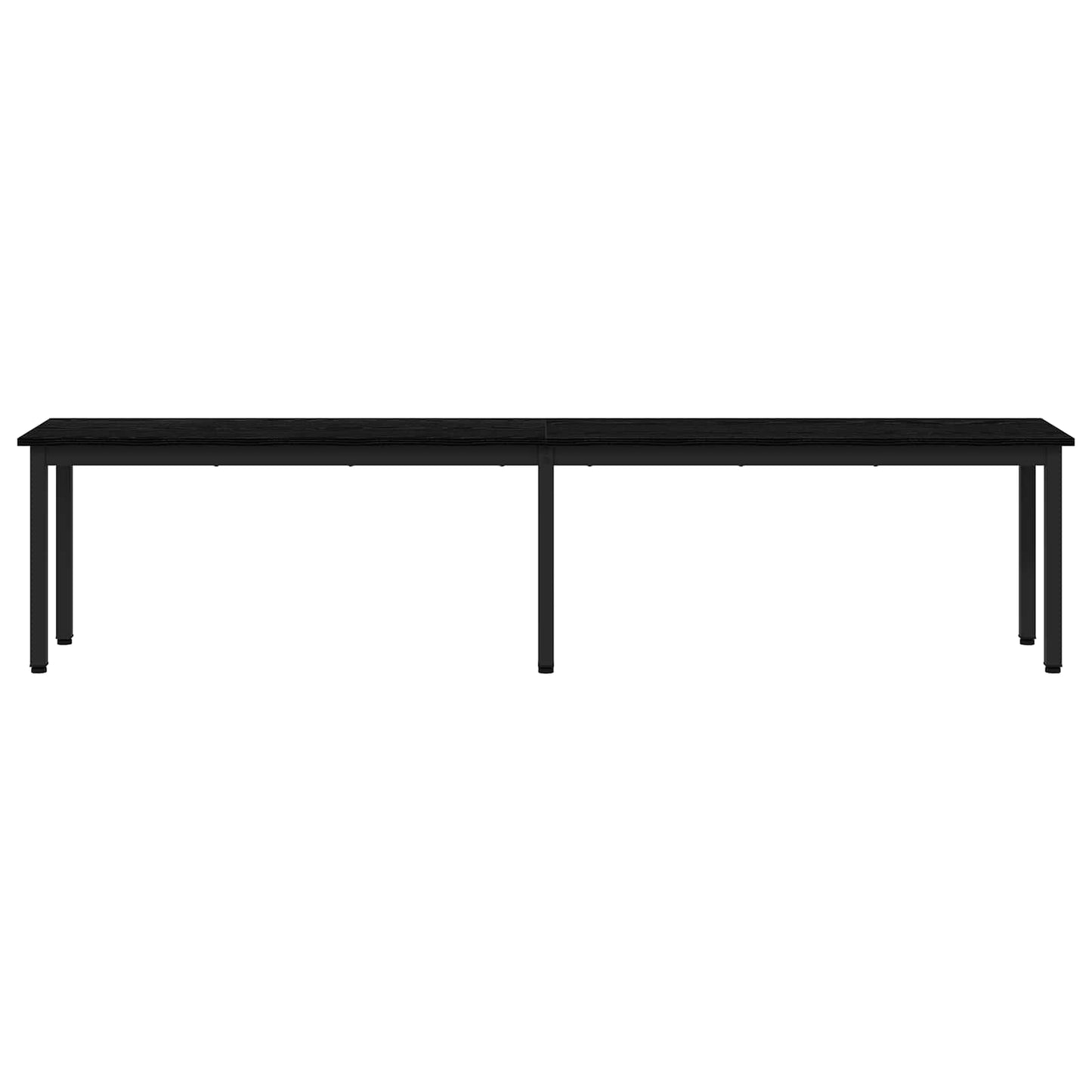 benk Svart Eik 200 x 35 x 45 cm Konstruert tre