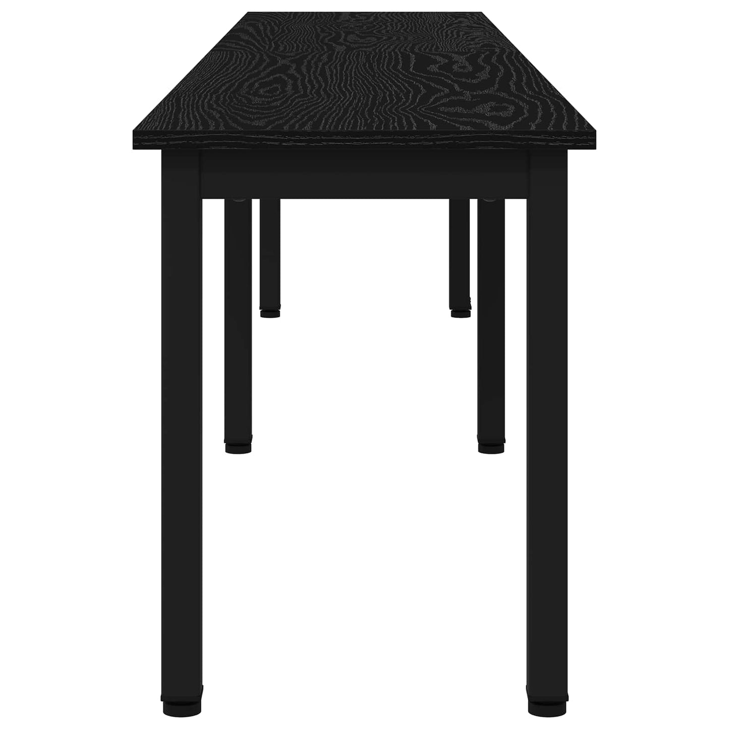 benk Svart Eik 200 x 35 x 45 cm Konstruert tre