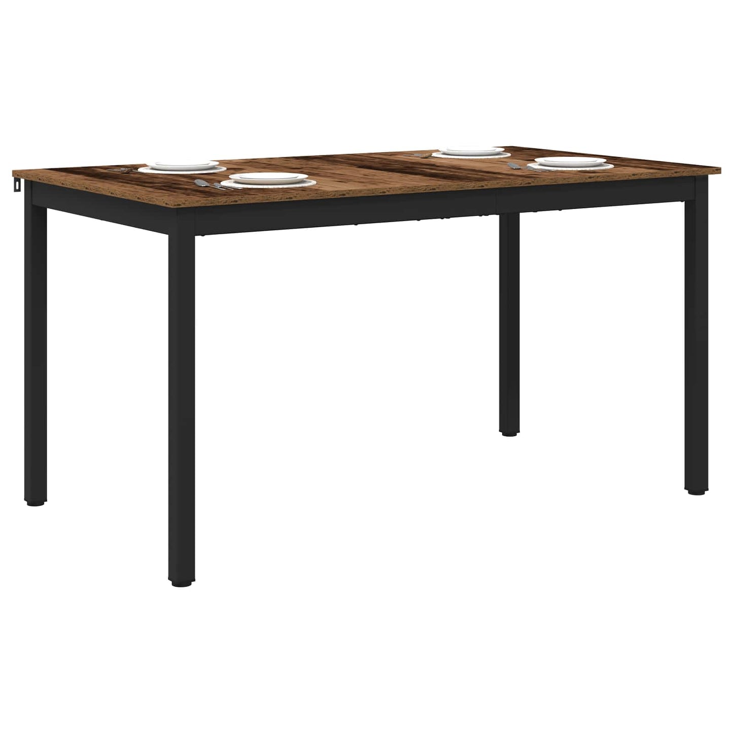 Spisebord 140 x 80 x 75 cm METALL