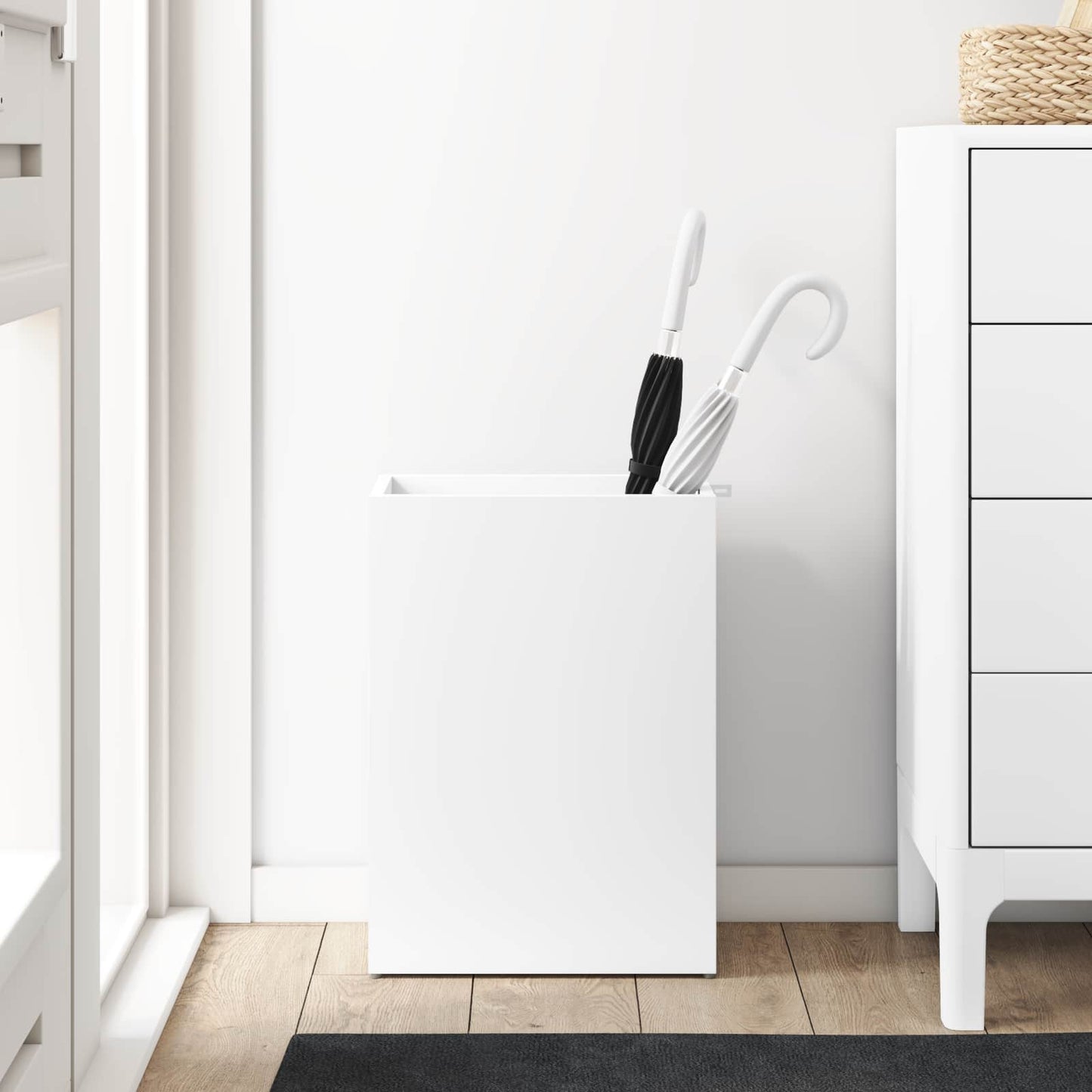 Parasollstativ Hvit 40 x 20 x 55,5 cm Konstruert tre vidaXL