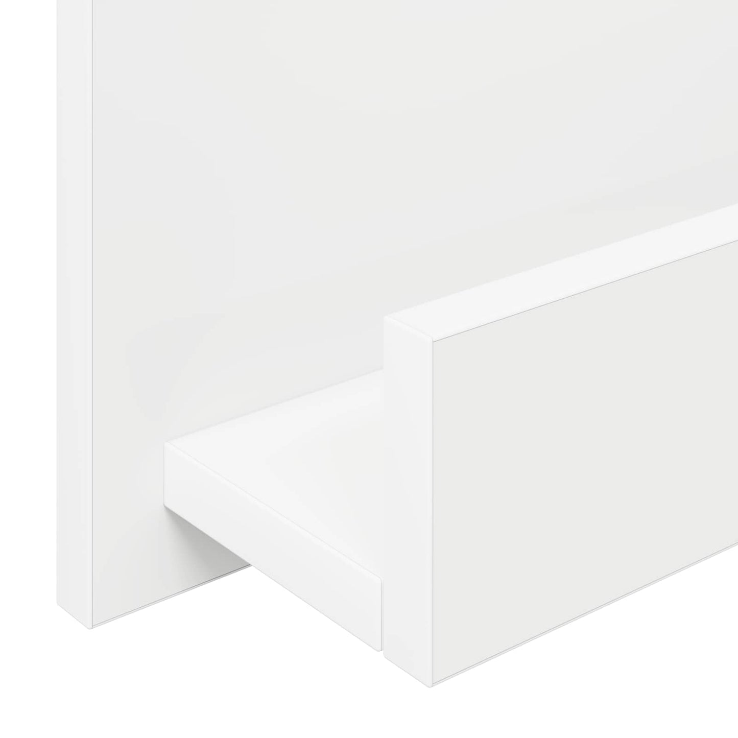 Magasinreol med hylle Hvit 51 x 11 x 102 cm Konstruert tre vidaXL