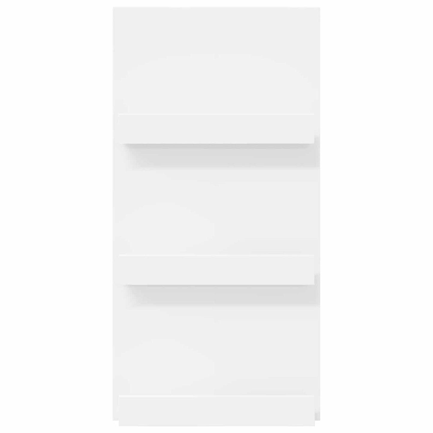 Magasinreol med hylle Hvit 51 x 11 x 102 cm Konstruert tre vidaXL